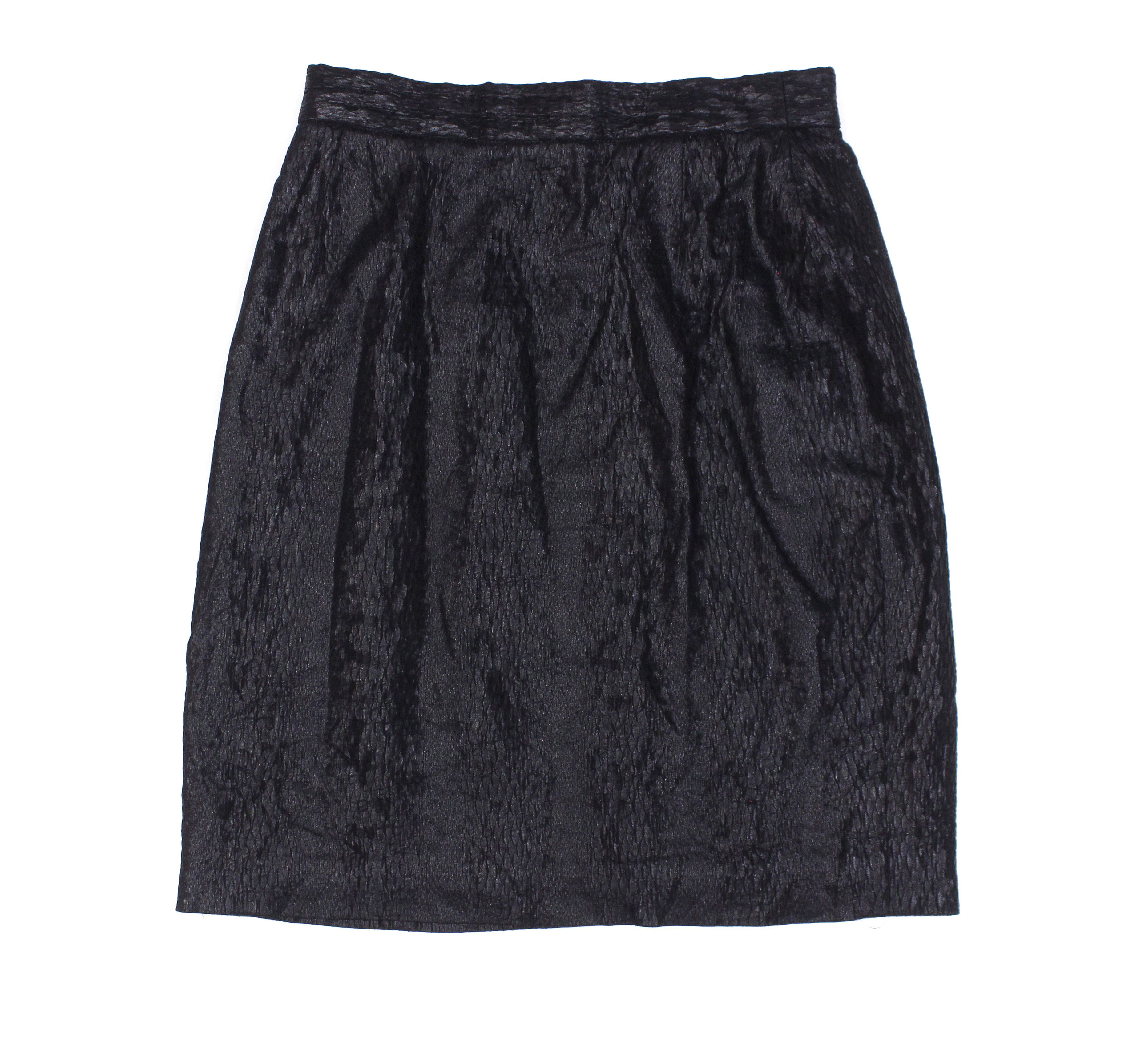 Escada 90S "Scales" Skirt Vintage Size 25" / US 0 / IT 36 - 1 Thumbnail