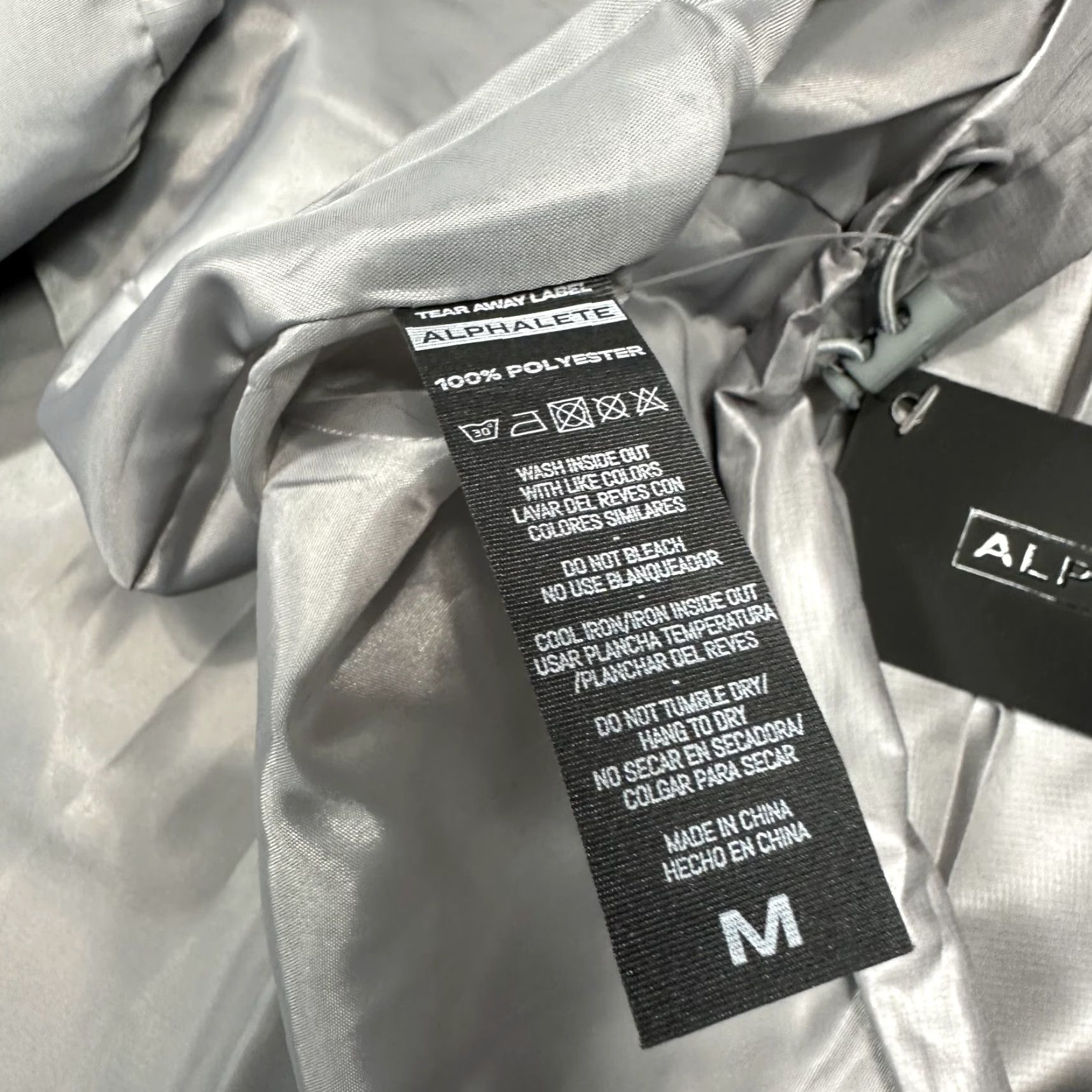 Vintage VINTAGE ALPHALETE Infinity Explorer Jacket Gray Rain Windbreaker Hooded M Mens NWT Size US M / EU 48-50 / 2 - 4 Thumbnail
