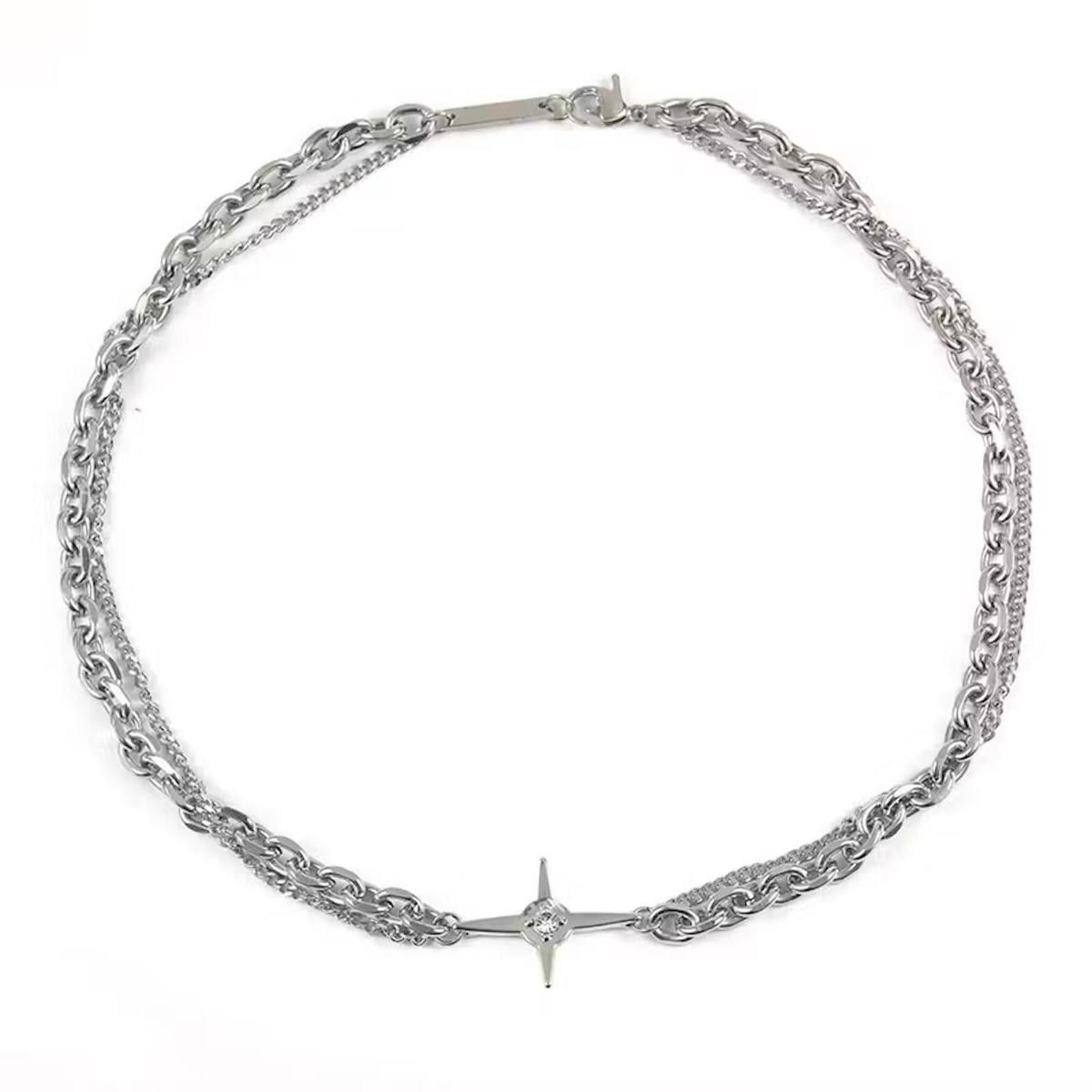 Jewelry STAR Linked Chain Necklace Size ONE SIZE - 4 Thumbnail