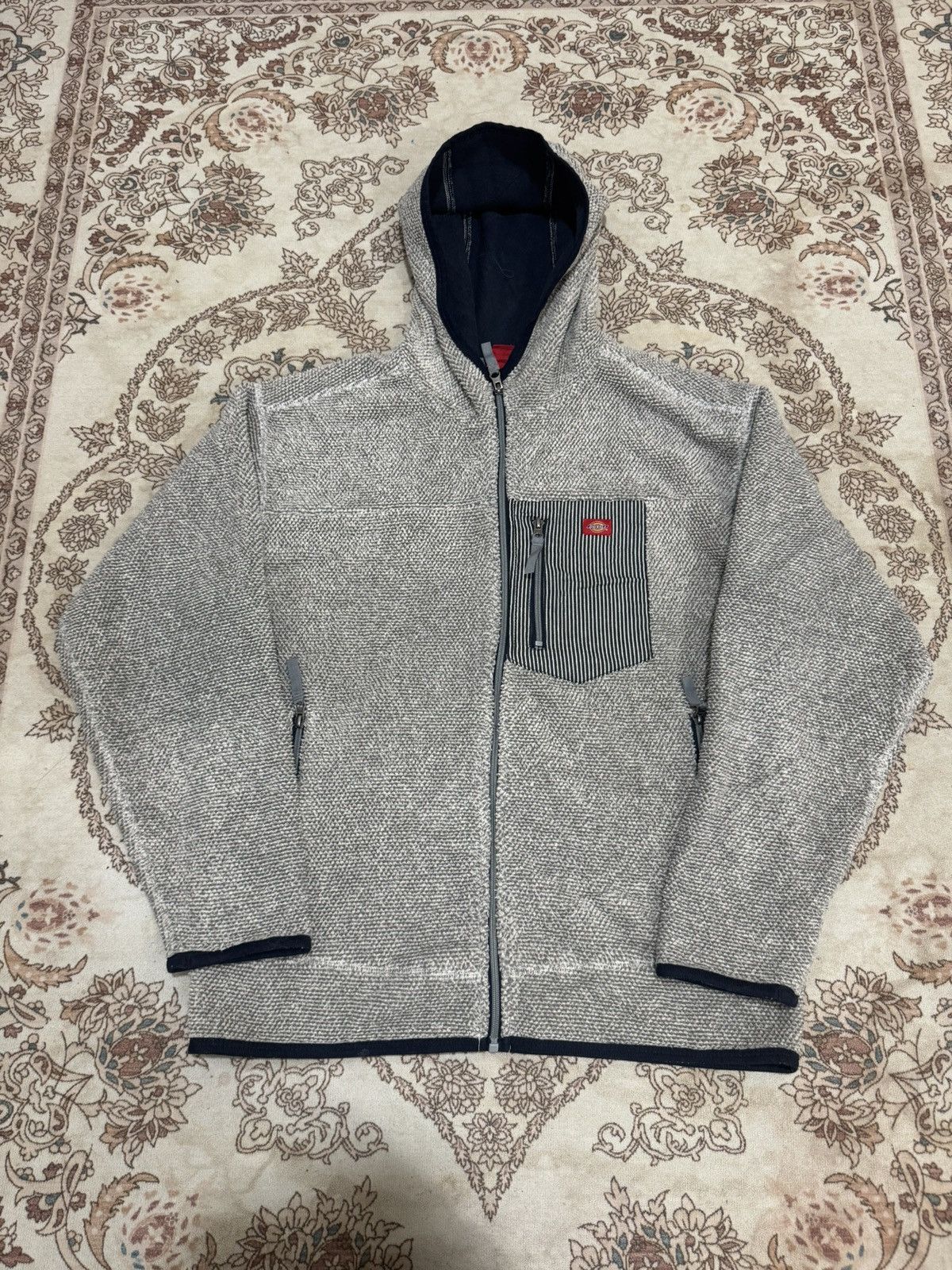 Dickies × Vintage Vintage Dickies Fleece Zipper Hoodie Size US L / EU 52-54 / 3 - 1 Thumbnail