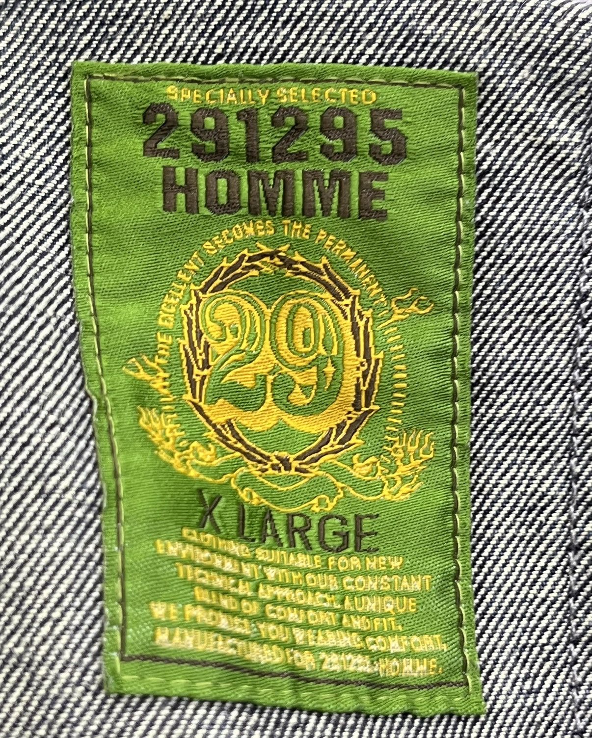 291295=Homme 291295=Homme Multi Pocket Flare Jeans Y2K Techwear Size US 32 / EU 48 - 16 Thumbnail