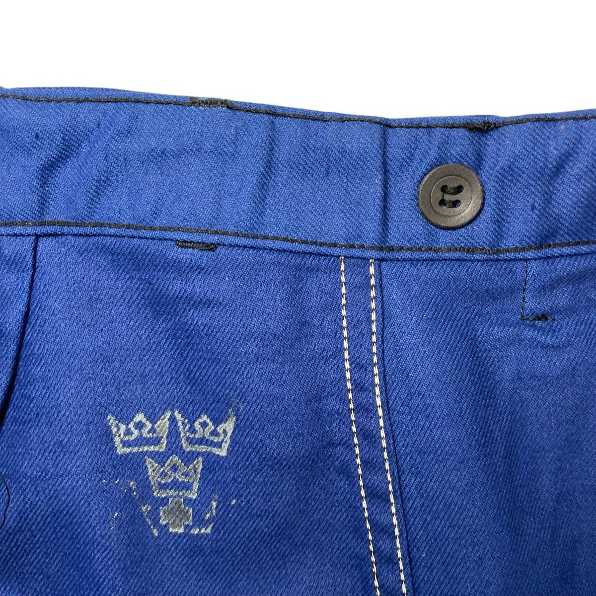 Vintage 1940s Swedish Army Work Pants - 32x32 Size US 32 / EU 48 - 5 Thumbnail
