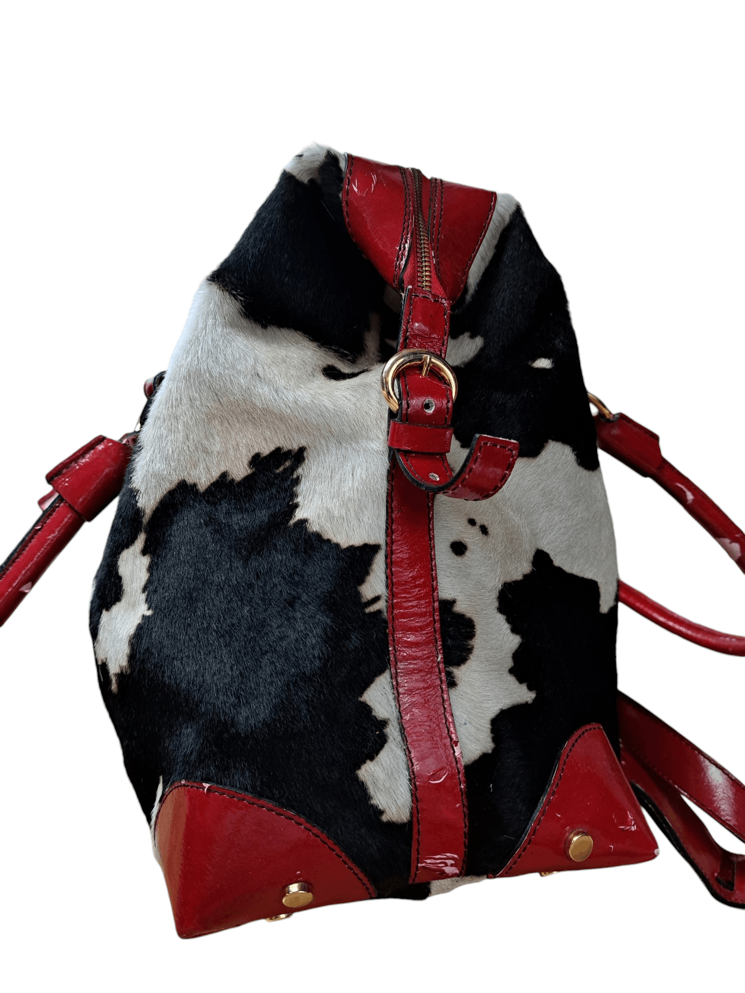 Other Cavalcanti Leather Cow Print Purse big bag Size ONE SIZE - 9 Thumbnail