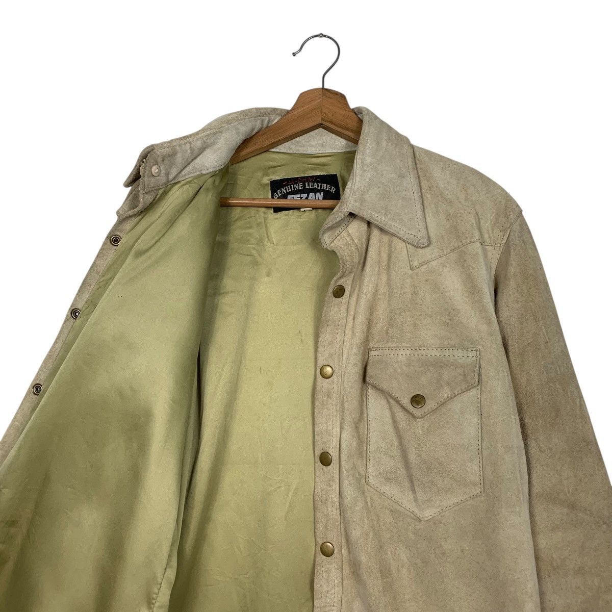 Japanese Brand Japanese Brand Eezan Suede Leather Jacket Size US M / EU 48-50 / 2 - 10 Thumbnail