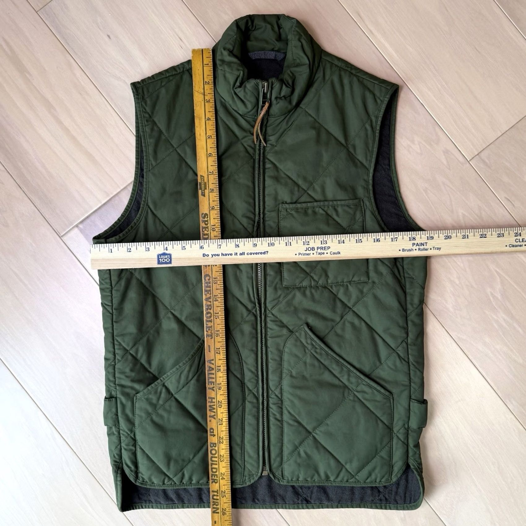 J.Crew J.CREW Sussex Quilted Vest XS Green Full Zip Outerwear Minimalist Streetwear Vest (J.CREW) XS Green Quilted Full Zip Casual Outdoor Mens Size US XS / EU 42 / 0 - 2 Thumbnail