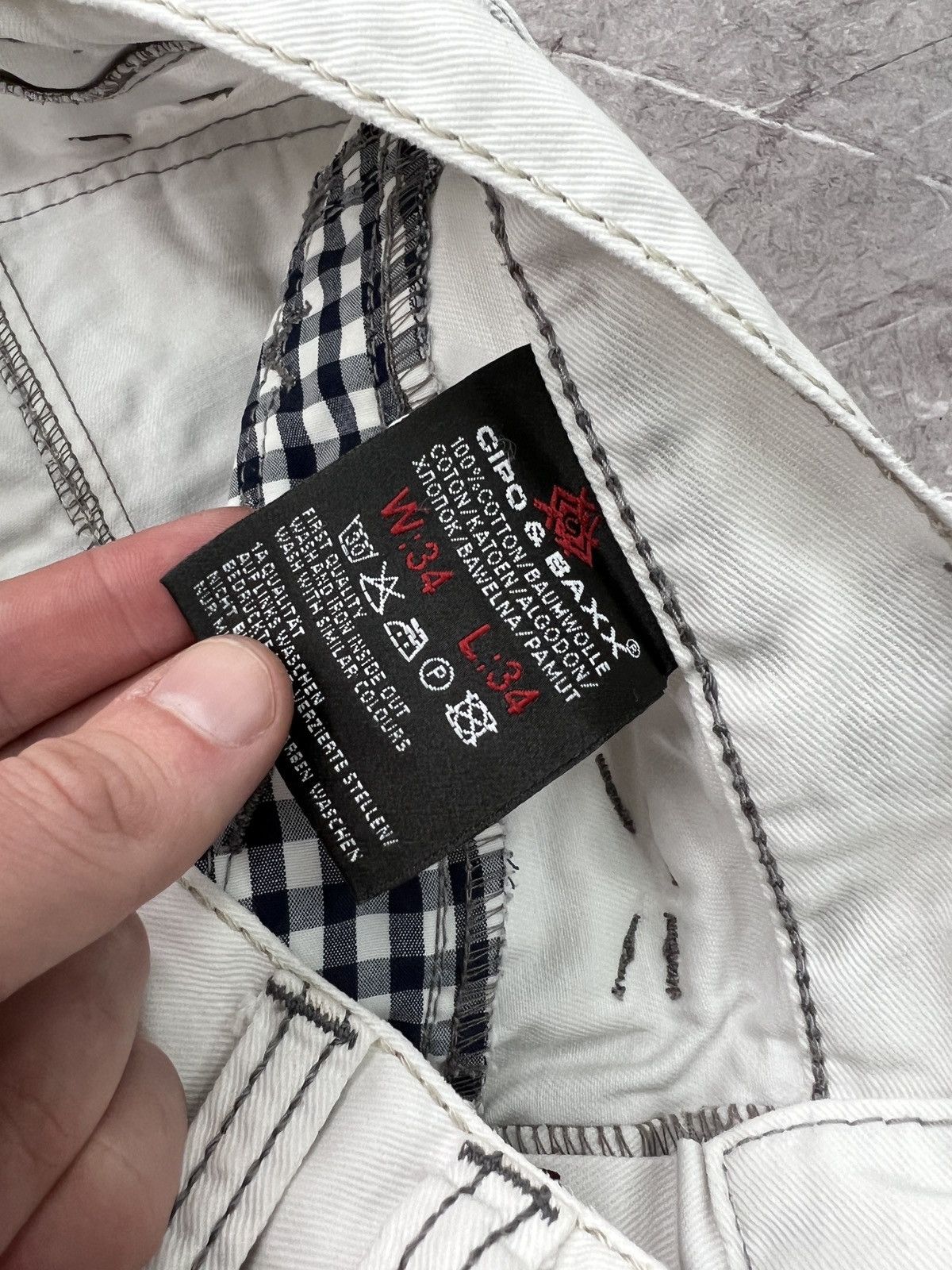 Emporio Armani × If Six Was Nine × Le Grande Bleu (L.G.B.) 2000s Unknown Japanese Bondage Cargo Pants 2k style Size US 34 / EU 50 - 8 Thumbnail