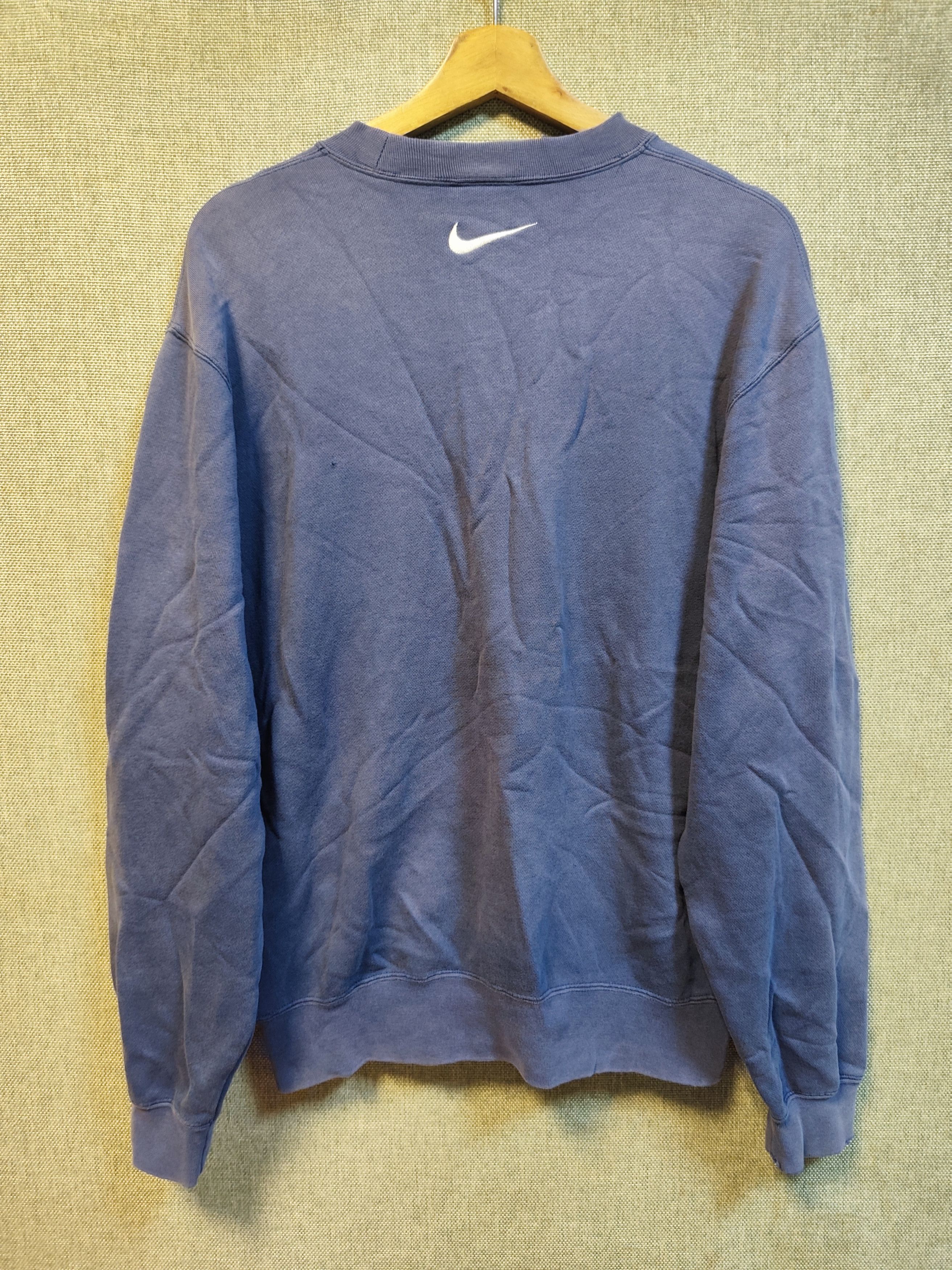 Nike Vintage 90s Sweatshirt Nike Spell Out Size US M / EU 48-50 / 2 - 2 Thumbnail