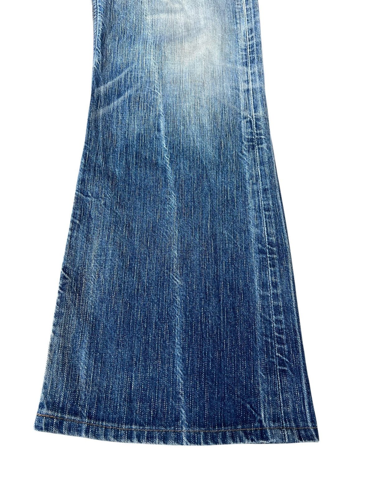 Edwin Vintage Y2K Edwin 503 BT500 Dirty Mud Denim Flare Jeans Size US 32 / EU 48 - 11 Thumbnail