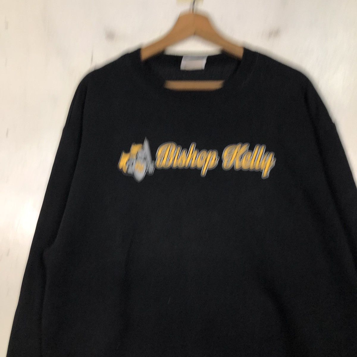 Japanese Brand 📌Vintage Champion Sweatshirt Bishop Kelly Big Logo Size US L / EU 52-54 / 3 - 5 Thumbnail