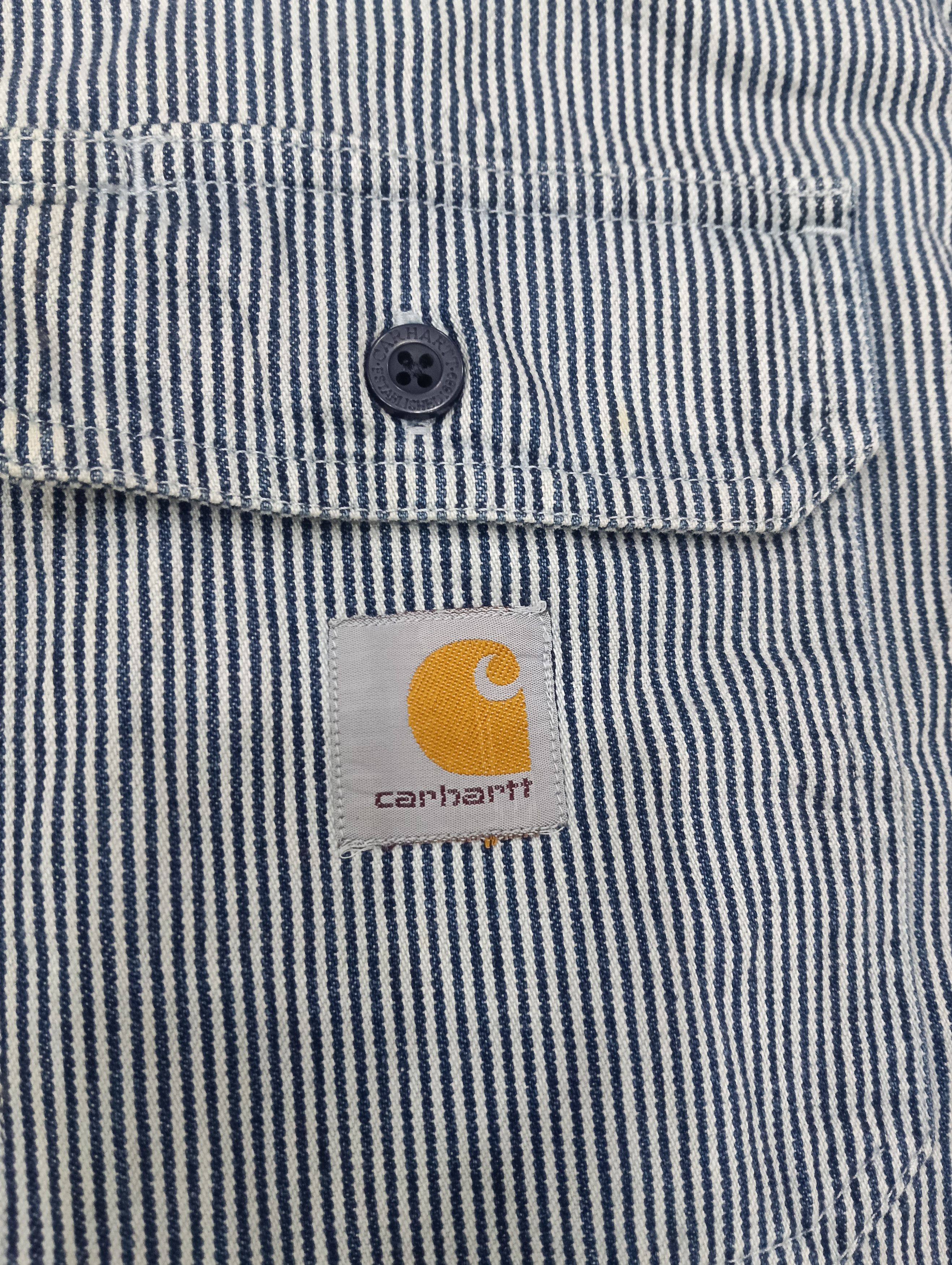 Carhartt Carhatt Striped Half Zipper Size US XXL / EU 58 / 5 - 4 Thumbnail