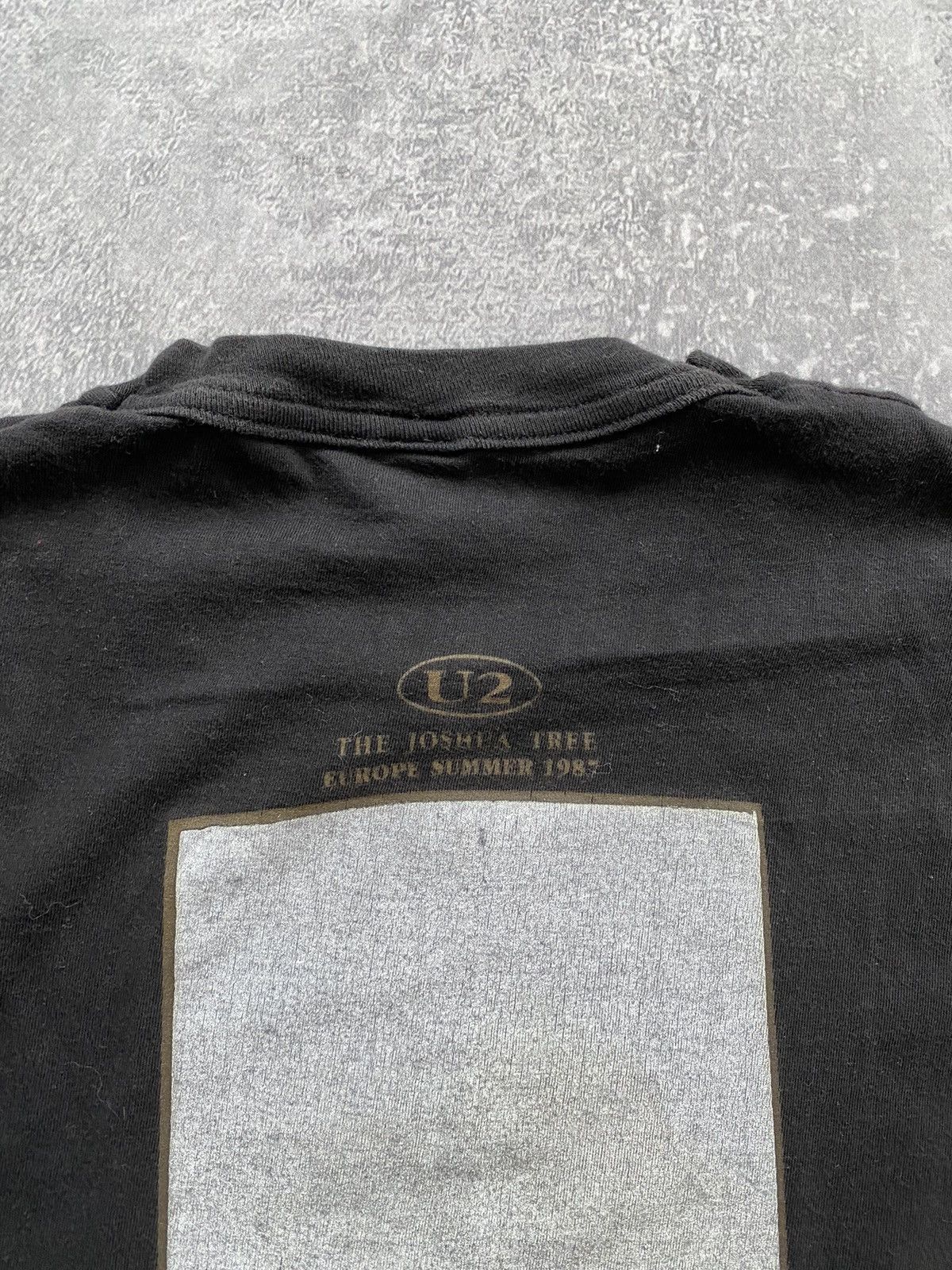 Band Tees × Vintage Vintage 1987 U2 Joshua Tree Tour Sunny Faded Size US S / EU 44-46 / 1 - 6 Thumbnail