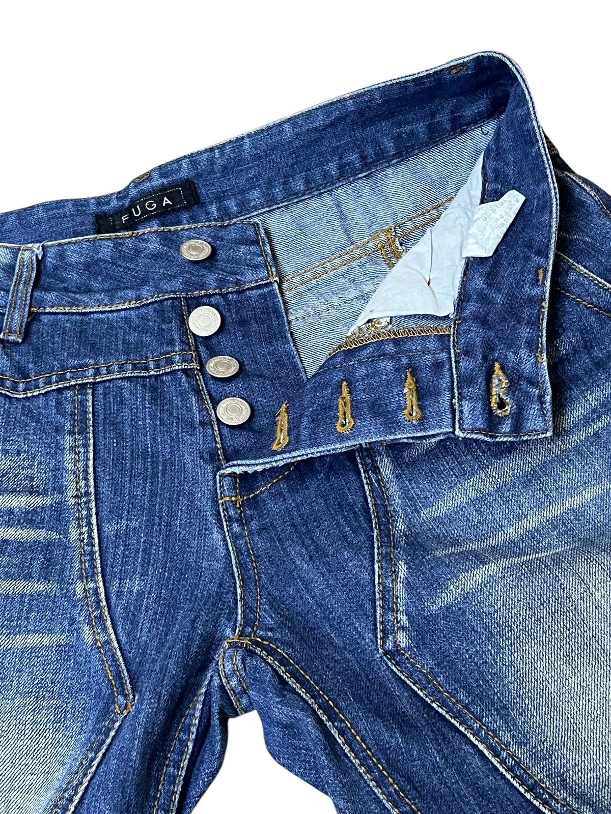 GOSTAR DE FUGA ARCHIVAL GOSTAR DE FUGA “FUGA” STRAIGHT CUT JEANS Size US 32 / EU 48 - 10 Thumbnail