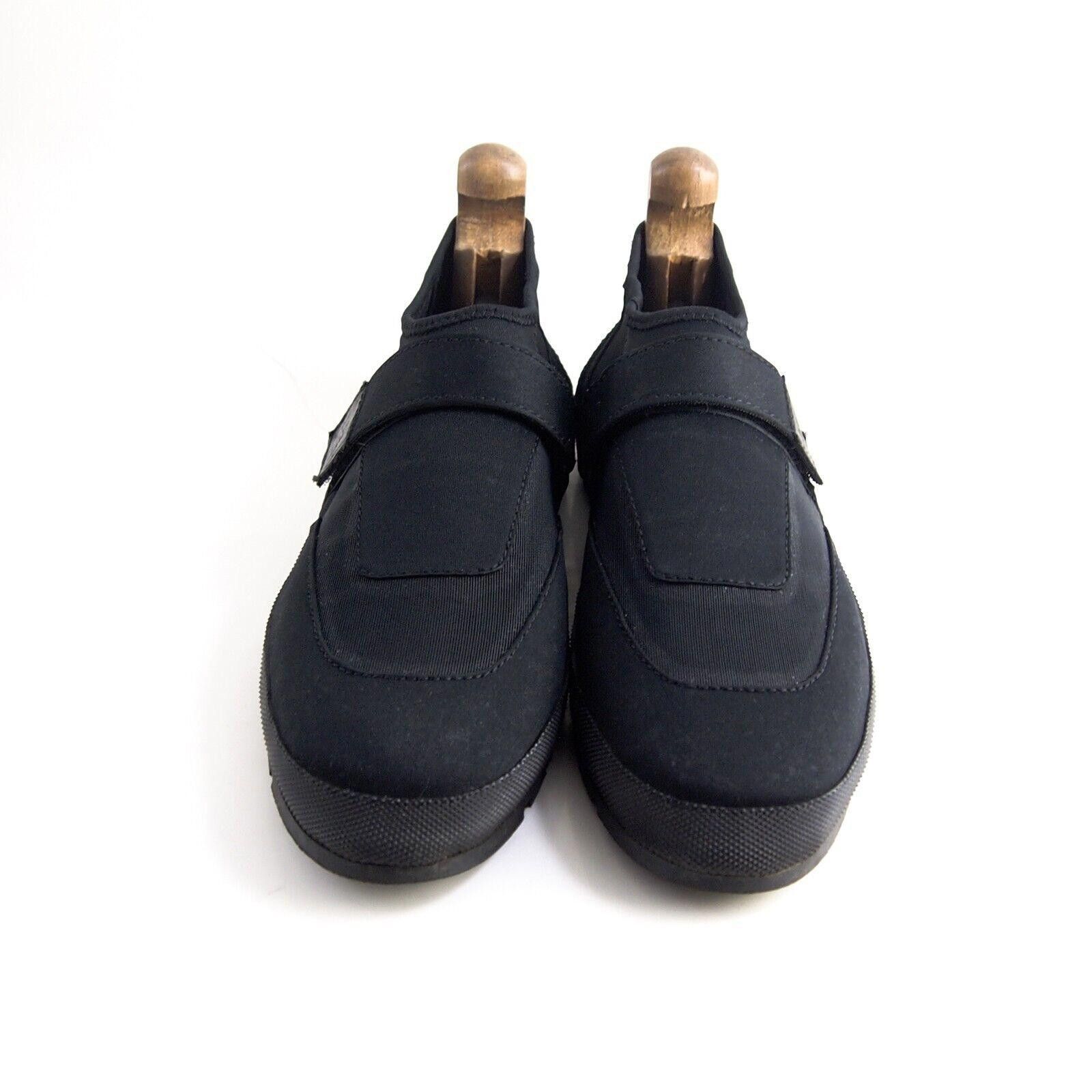 Gucci Gucci Sock Style Sneakers Black Canvas Mens US 12.5 EU 45.5 Size US 12.5 / EU 45-46 - 4 Thumbnail