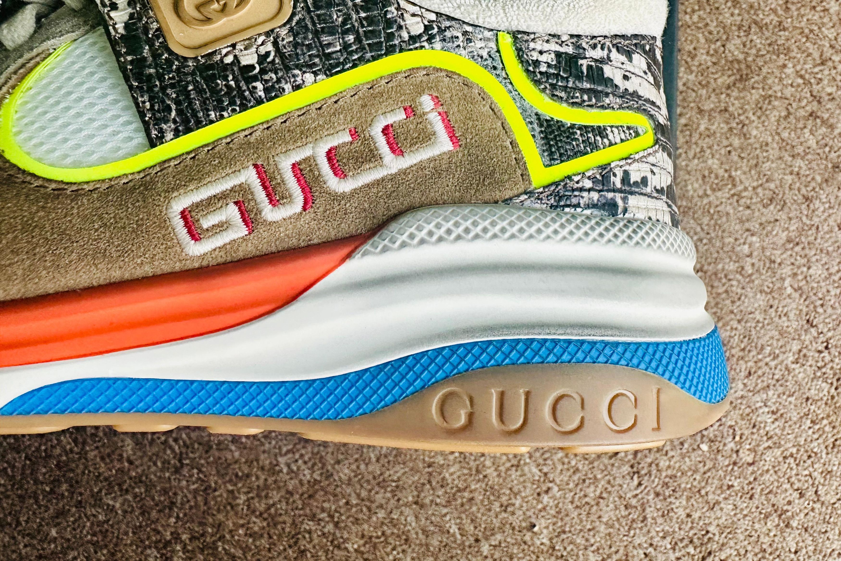 Gucci Men's Gucci sneaker leather - multicolor Size US 8.5 / EU 41-42 - 6 Thumbnail