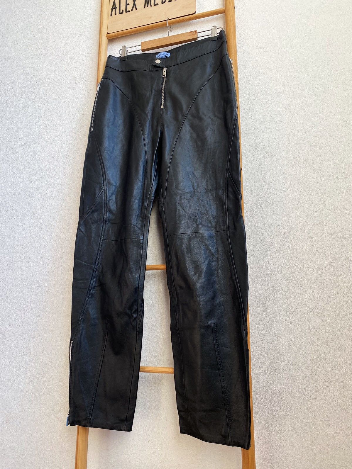 Mugler Mugler x H&M Leather Pants Size US 32 / EU 48 - 2 Thumbnail