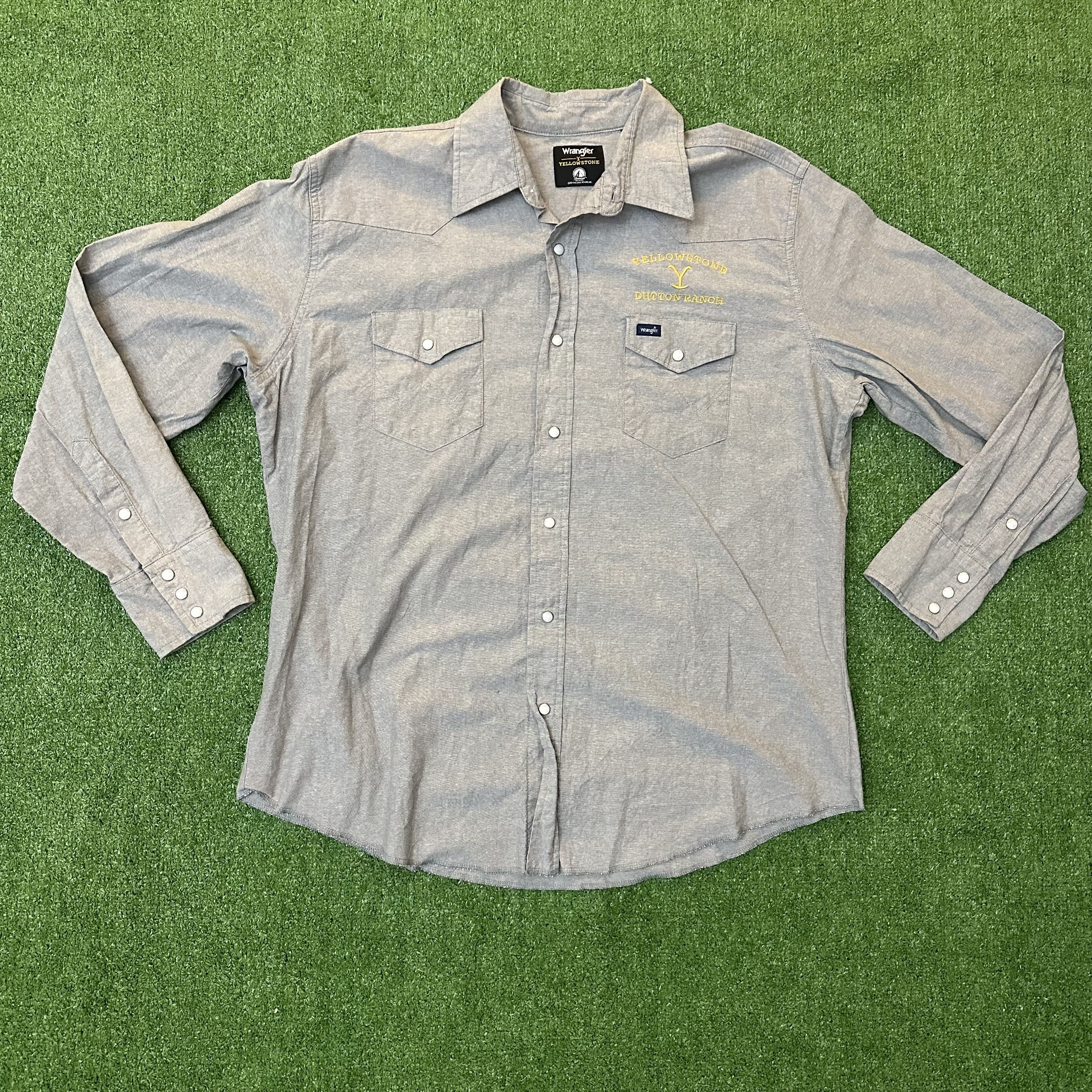 Wrangler Wrangler x Yellowstone Dutton Ranch L/S Western Snap Shirt Size US XL / EU 56 / 4 - 1 Thumbnail