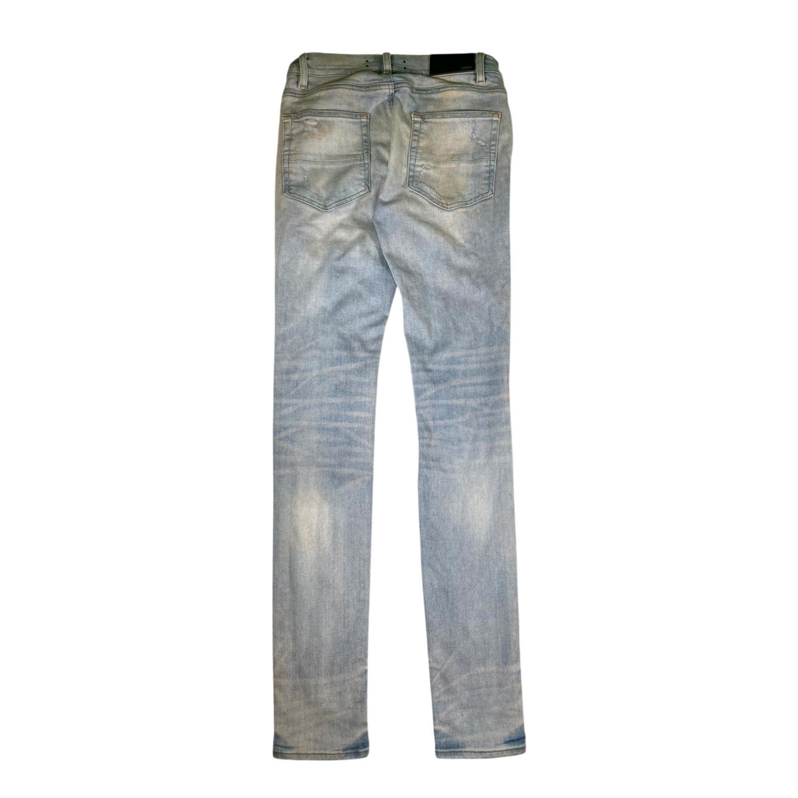Amiri Amiri MX1 Paisley Patch Light Wash & Multicolor Jeans Size US 30 / EU 46 - 2 Thumbnail