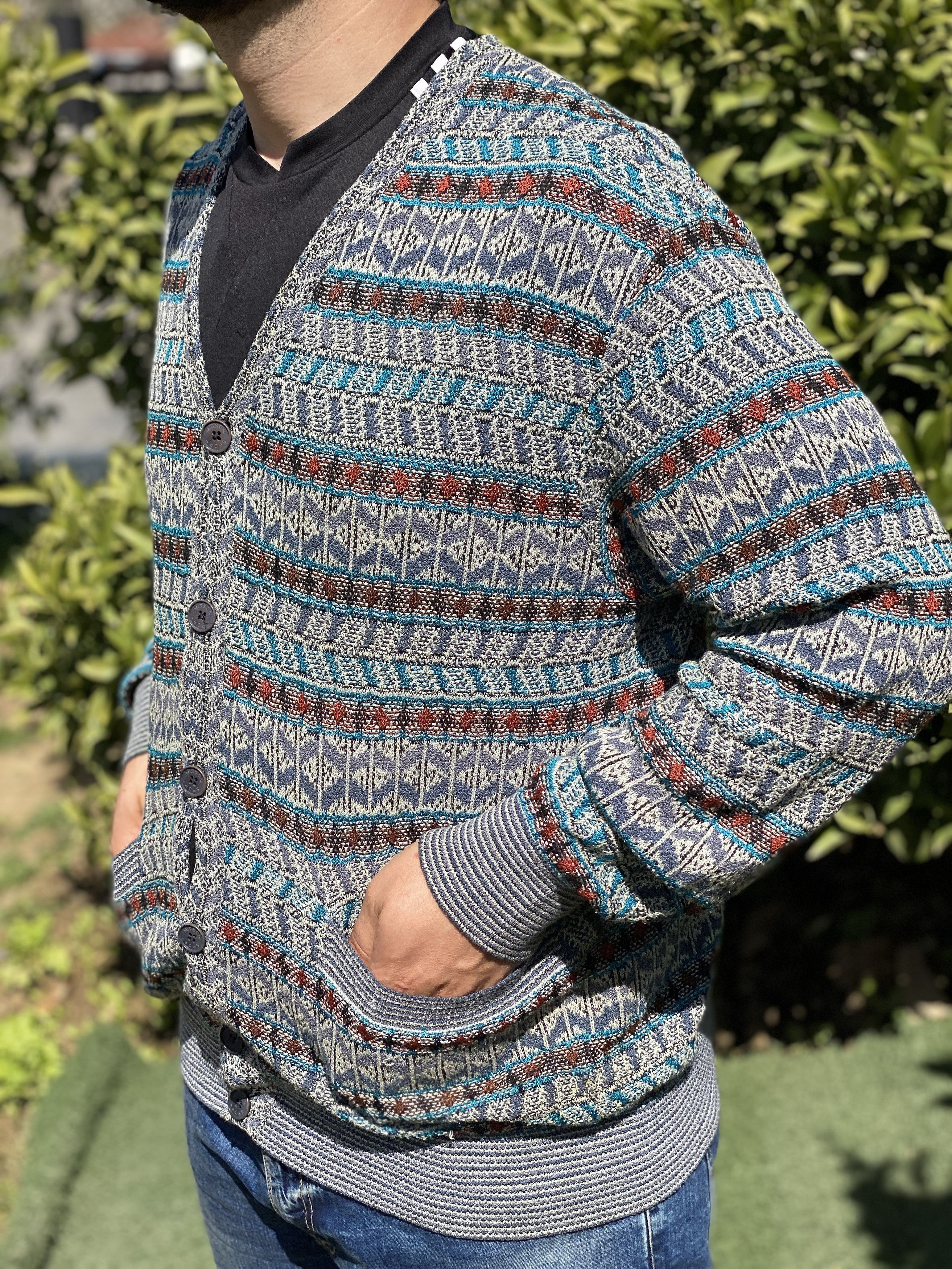 Missoni Missoni 3D Knit Pullover Geometr Retro Size 48 M Jeresy Size US M / EU 48-50 / 2 - 10 Thumbnail