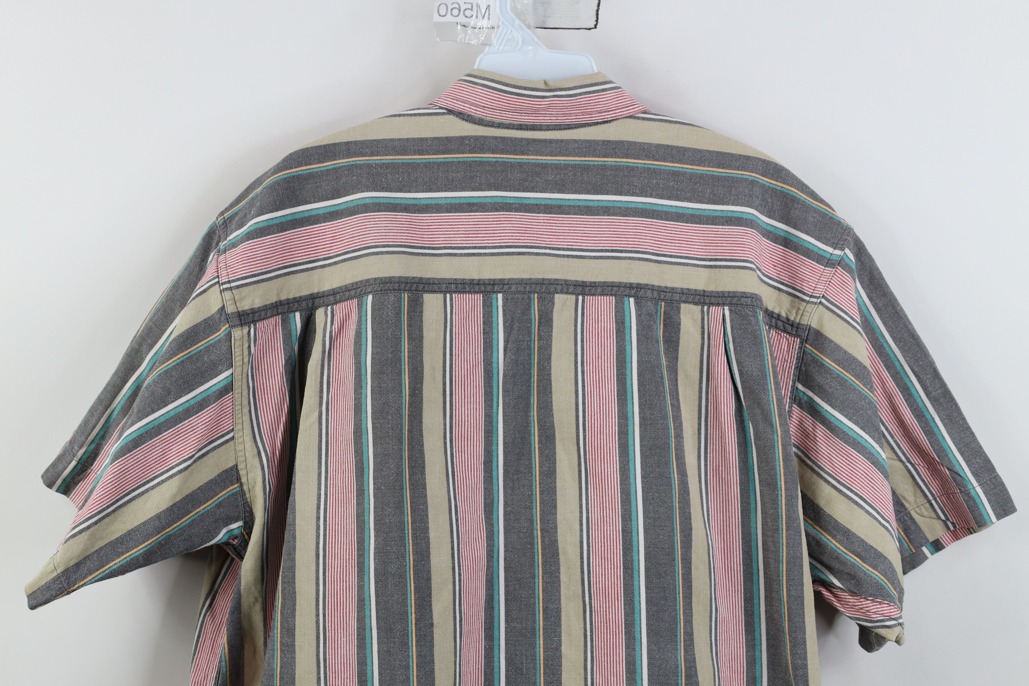 Vintage Vintage 90s Streetwear Short Sleeve Button Down Shirt Size US L / EU 52-54 / 3 - 11 Thumbnail