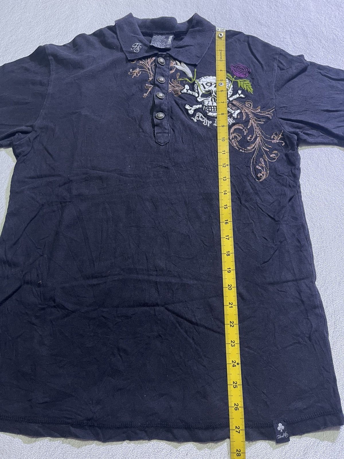 Y2K KITSIWEL IFSIXWASNINE STYLE SKULL TSHIRT