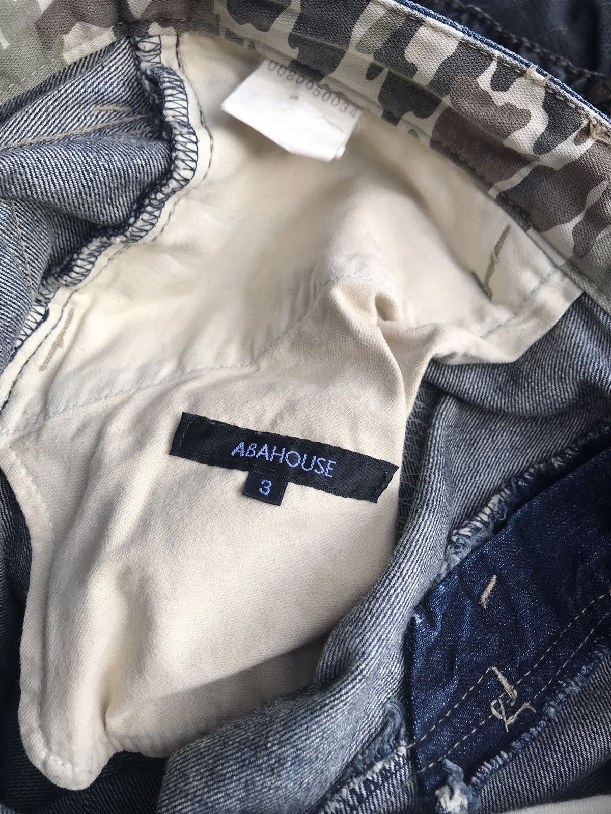 ABAHOUSE Rare Abahouse Japan Distressed Streetwear Denim Pants Size US 33 - 16 Thumbnail