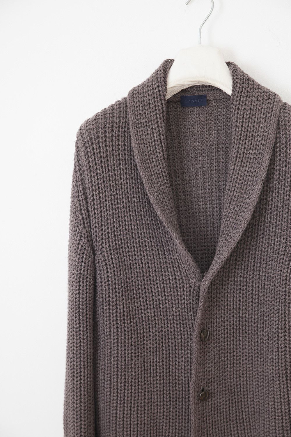 Lanvin Lanvin heavy merino wool cardigan Size US M / EU 48-50 / 2 - 2 Thumbnail
