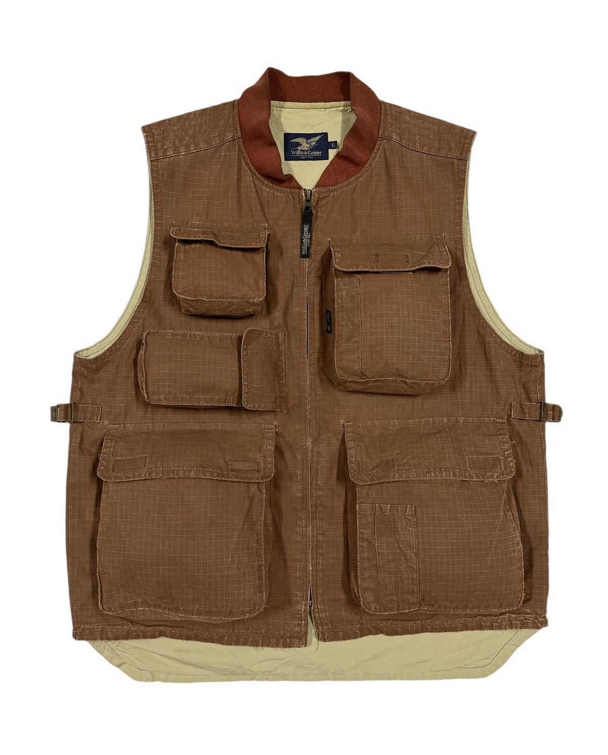 Vtg🔥Willis & Gear Ripstop Multipocket Vest Hunting Jacket