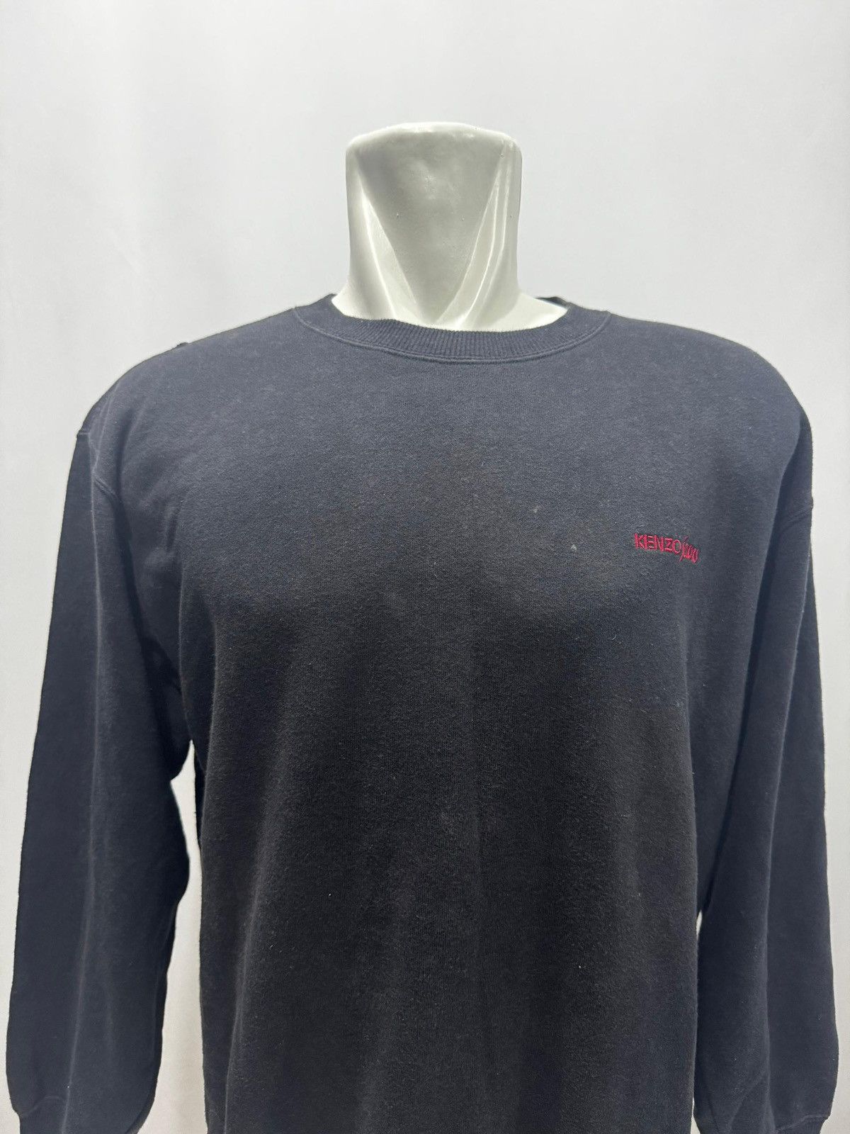Kenzo × Vintage Vintage 90s Kenzo Sweatshirt Big Logo Kenzo Sweater Size US L / EU 52-54 / 3 - 2 Thumbnail