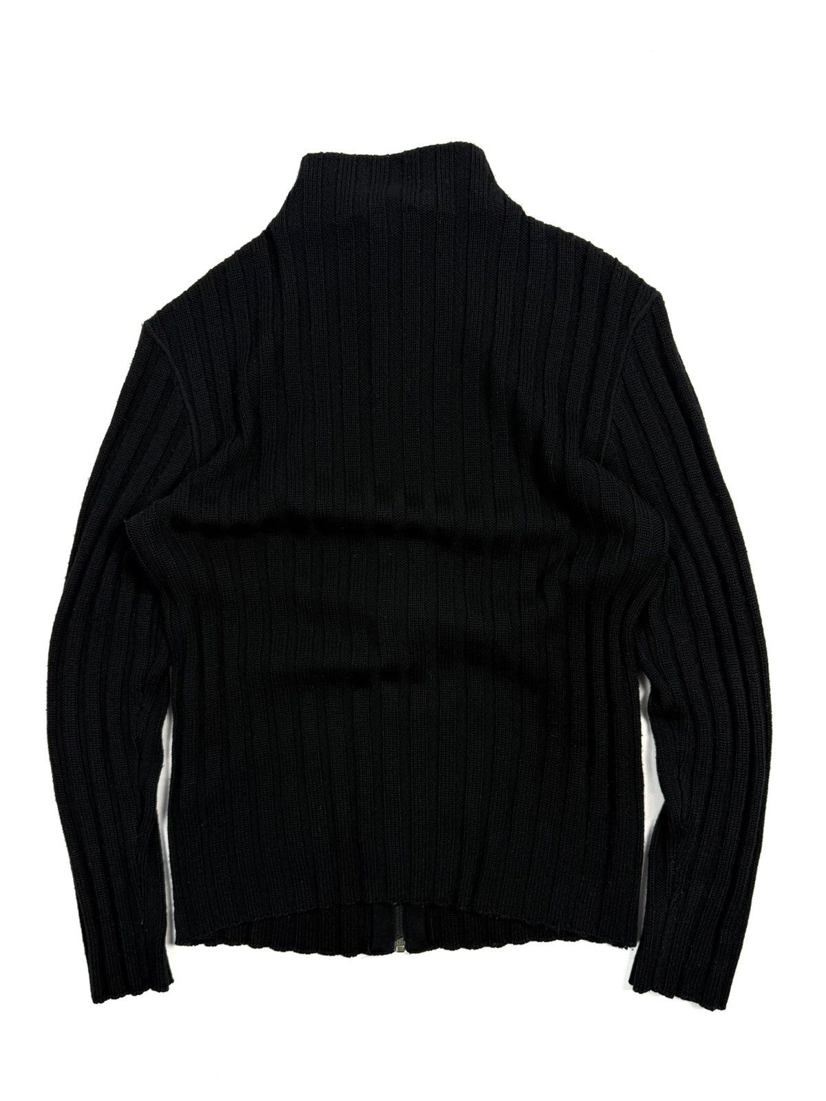 Armani Armani Jeans Y2K Full Zip Wool Blend Knit SweaterAvant Garde Size US M / EU 48-50 / 2 - 4 Thumbnail