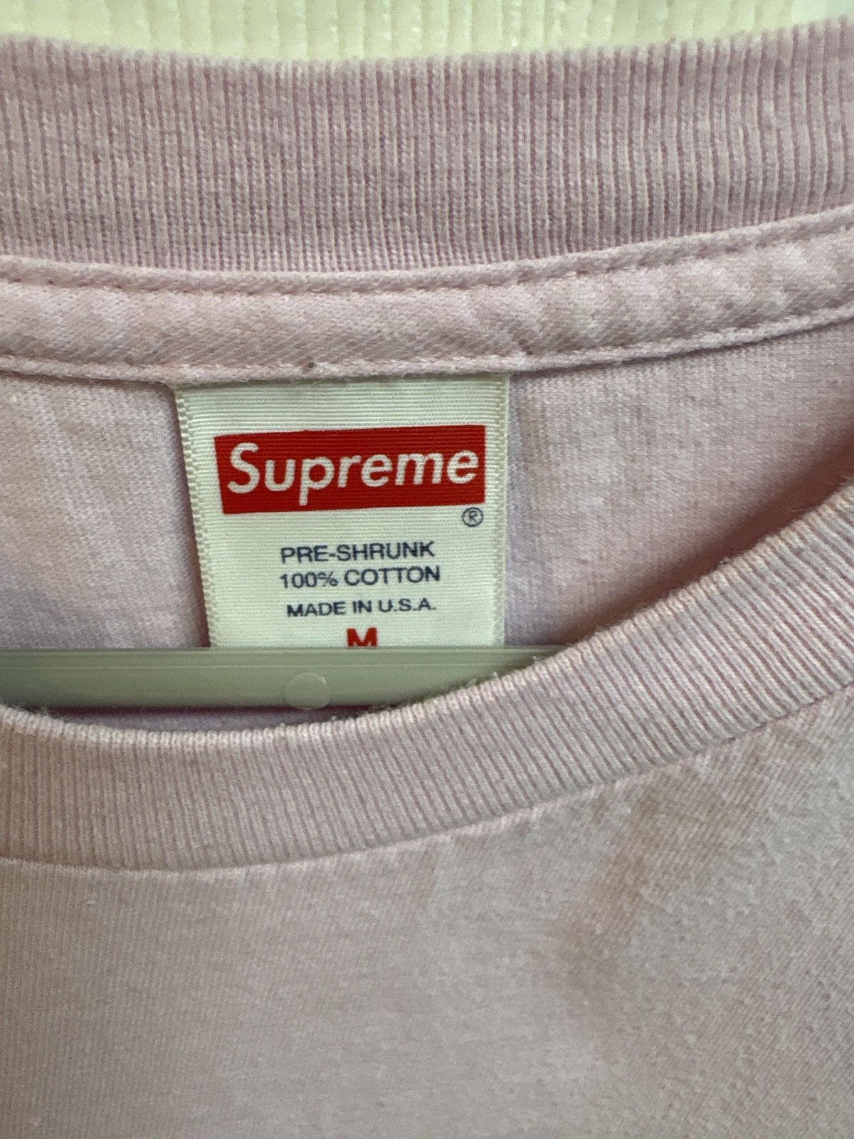 Supreme Supreme Pink T Shirt Size US M / EU 48-50 / 2 - 3 Thumbnail