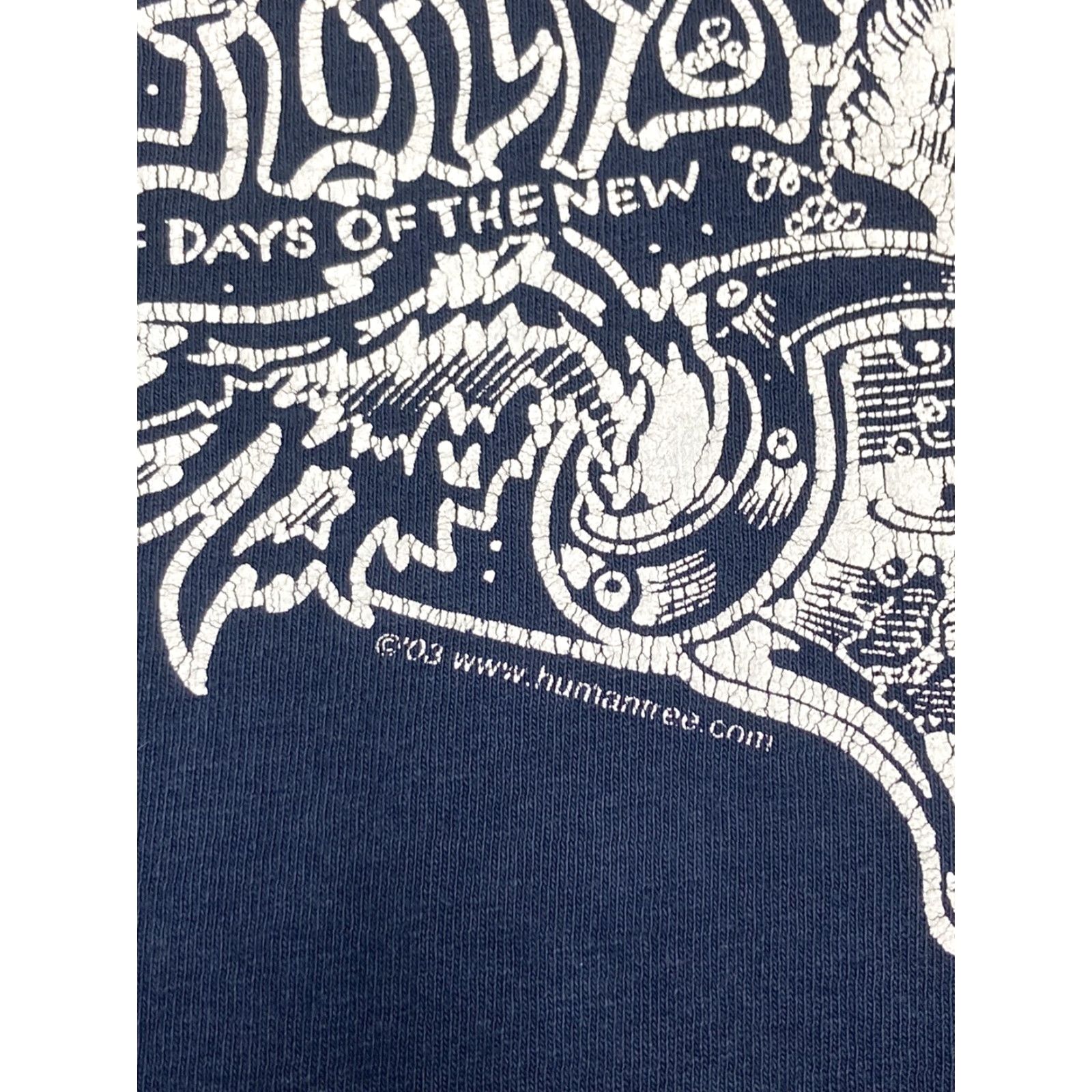 Vintage VINTAGE Travis Meeks days of the new band tee shirt alt rock vtg Small / Medium Men T-Shirt Blue Size US S / EU 44-46 / 1 - 3 Thumbnail