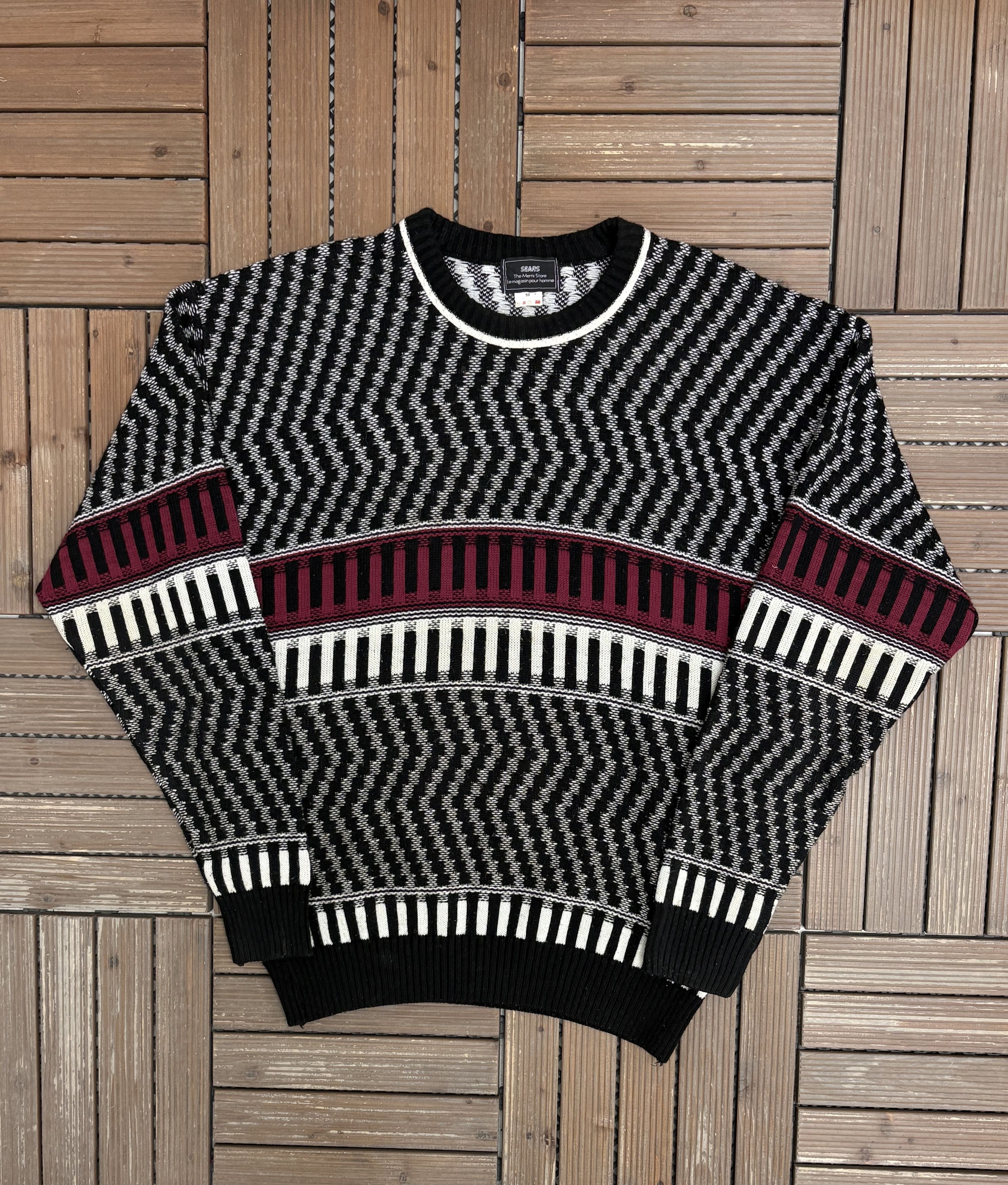 Sears Sears The Men's Store Vintage Knit Sweater Size US XL / EU 56 / 4 - 1 Thumbnail