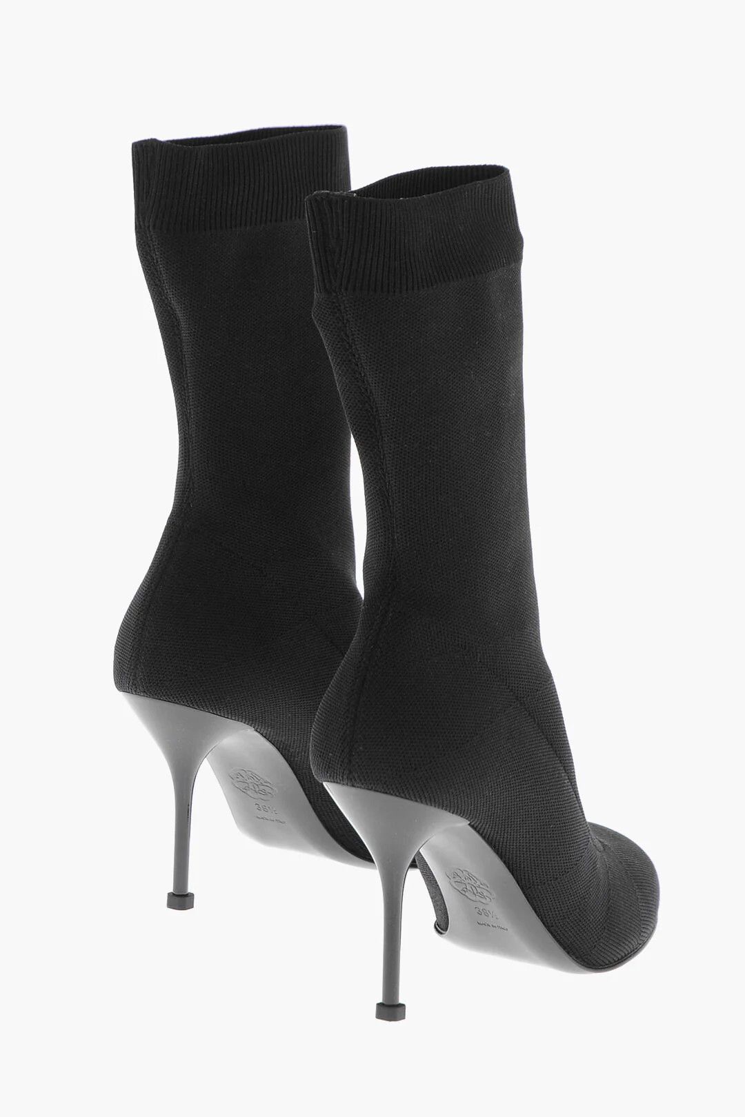 Alexander McQueen og1mm0426 Fabric Sock Ankle Boots in Black Size US 6 / IT 36 - 3 Thumbnail