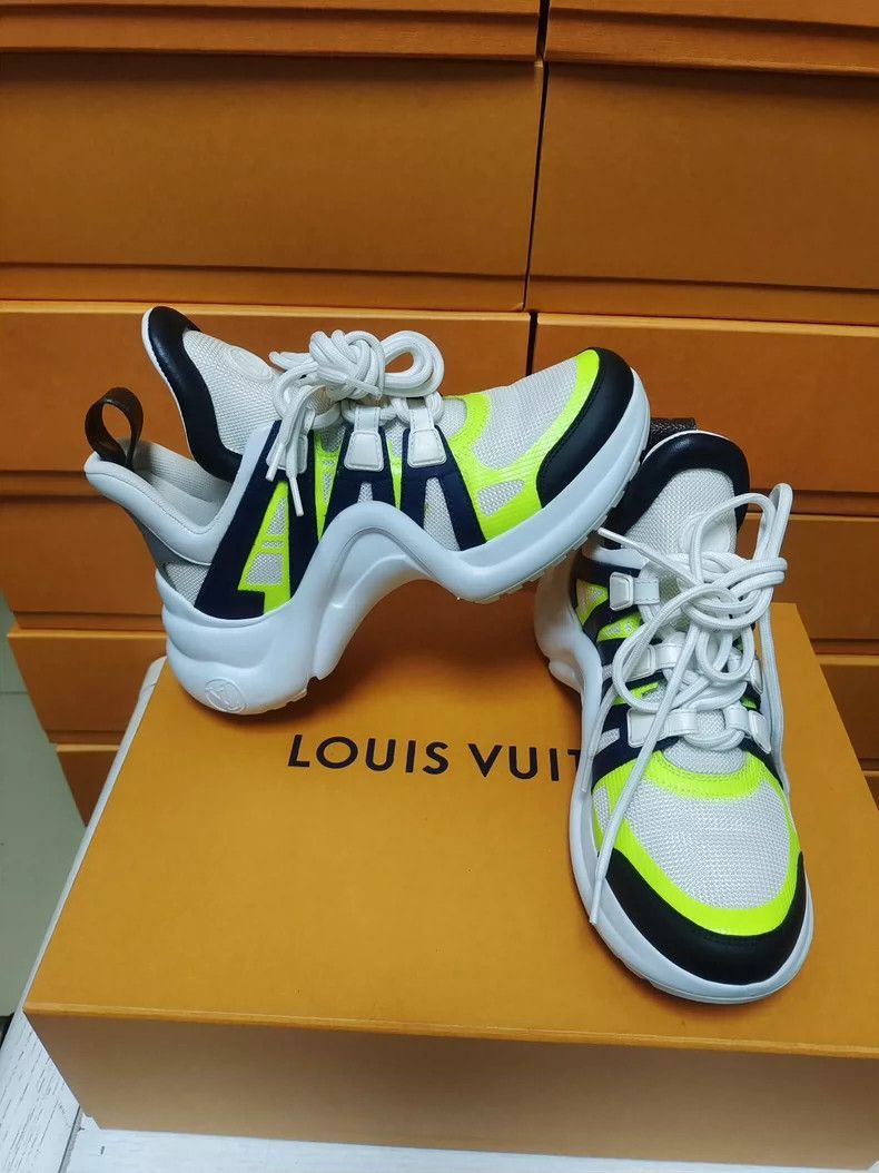 Louis Vuitton Louis Vuitton LV Color Block Dad Sneakers Women Size 35-25 Size US 5 / IT 35 - 4 Thumbnail
