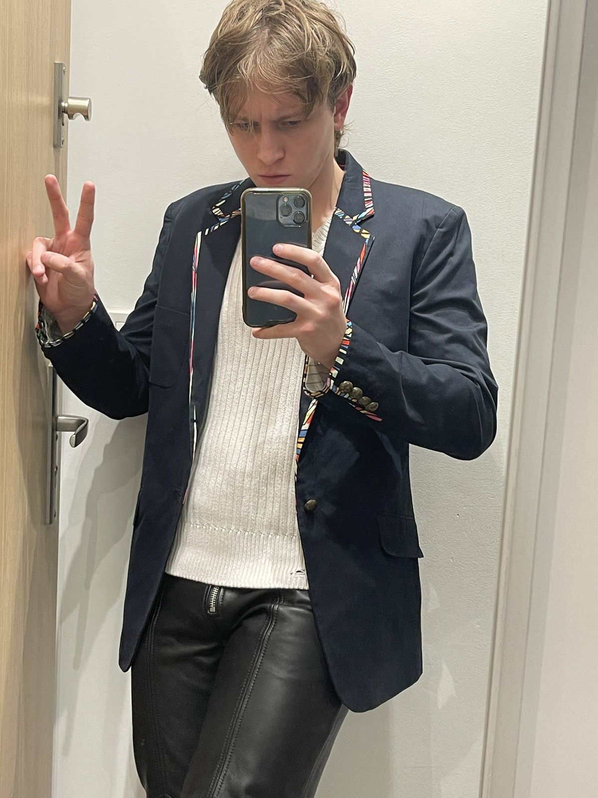 Other AW09 Matthew Williamson X H&M Mosaics Navy Blazer Size US M / EU 48-50 / 2 - 1 Thumbnail