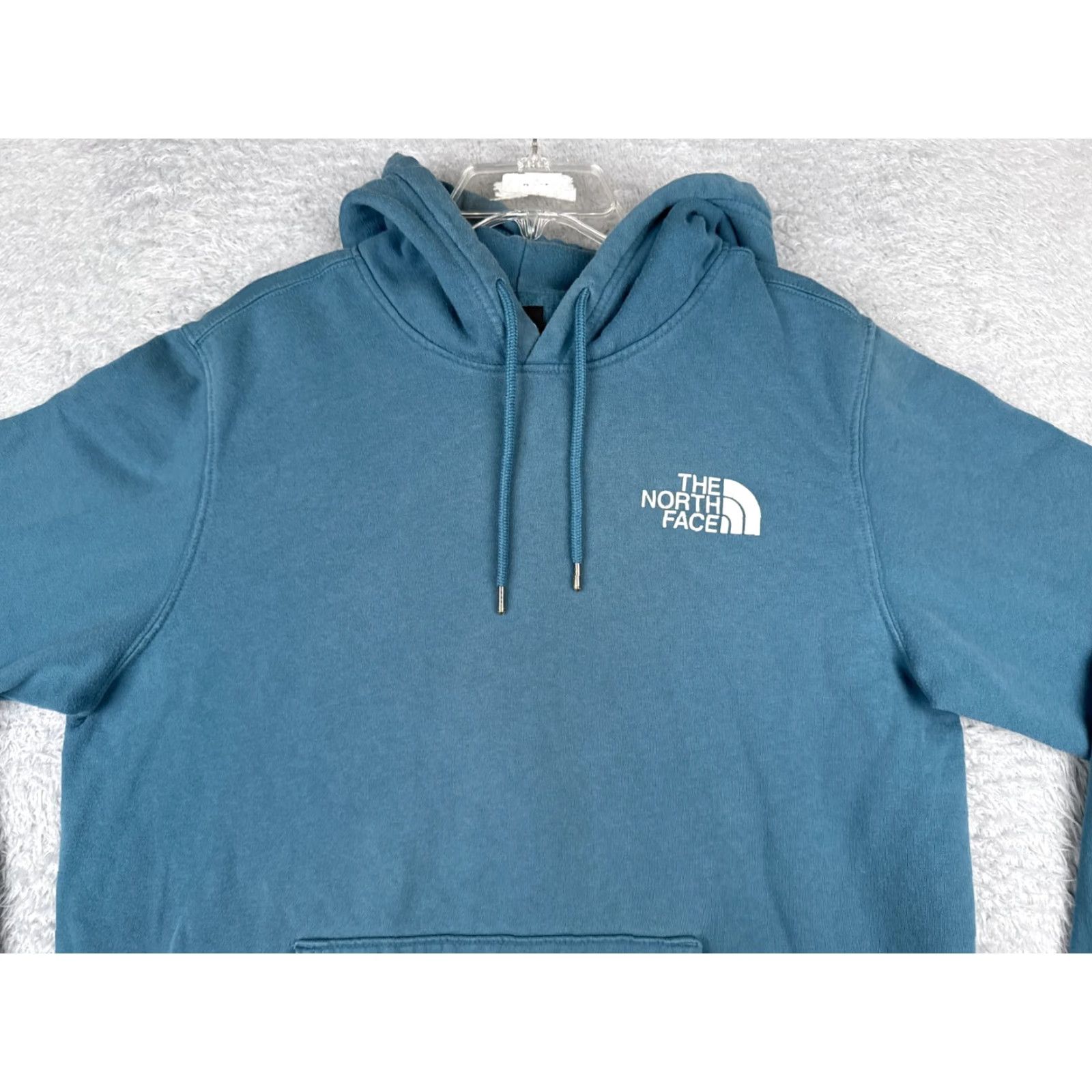 The North Face The North Face Hoodie Mens Large Blue Cotton Blend Pullover Size US L / EU 52-54 / 3 - 4 Thumbnail