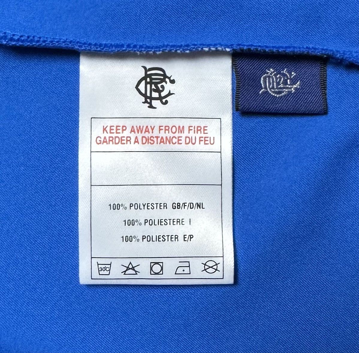 Diadora Glasgow Rangers 2003 2005 Home Shirt Soccer Jersey Diadora Size US L / EU 52-54 / 3 - 14 Thumbnail