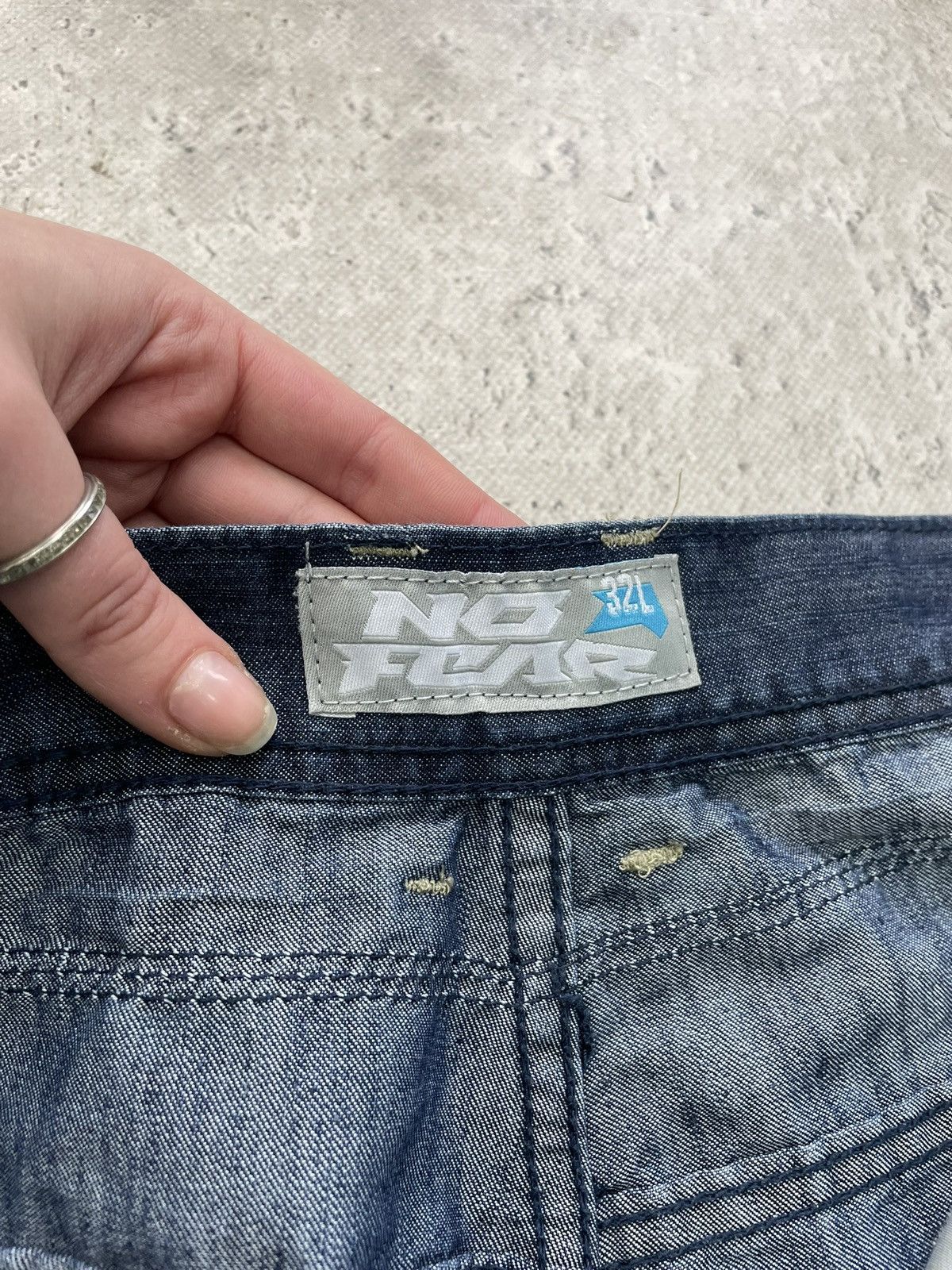 No Fear No Fear Blue Cargo Jeans Skater diesel style y2k 00s Size US 32 / EU 48 - 8 Thumbnail