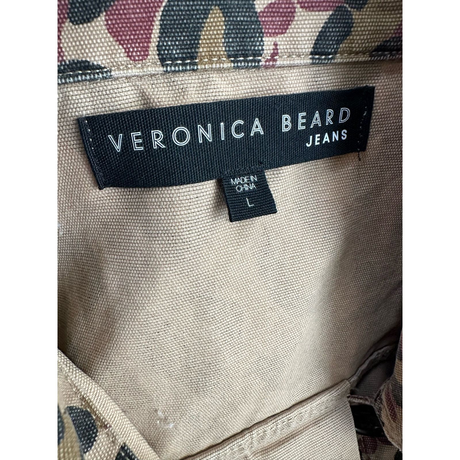 Veronica Beard Veronica Beard leopard print denim button jacket size Large Size L / US 10 / IT 46 - 3 Thumbnail