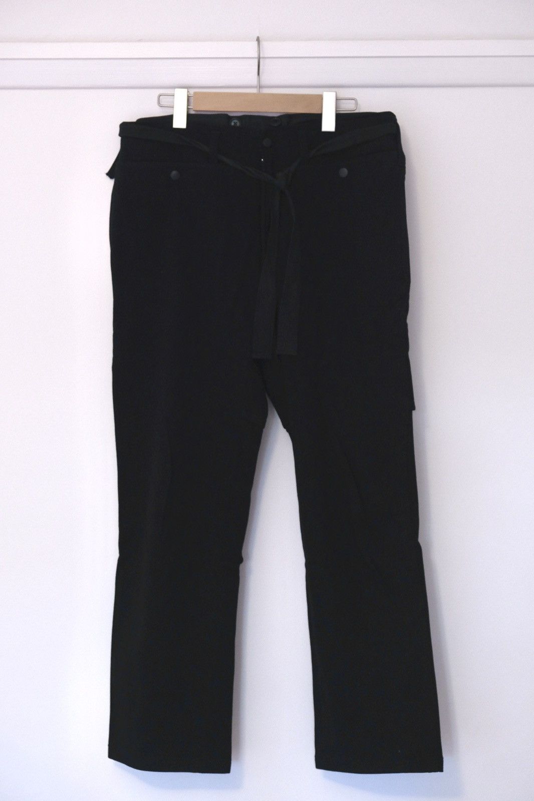 Yohji Yamamoto Yohji Yamamoto pour homme cotton trousers 2007SS runway Sz 2 Size US 32 / EU 48 - 2 Thumbnail