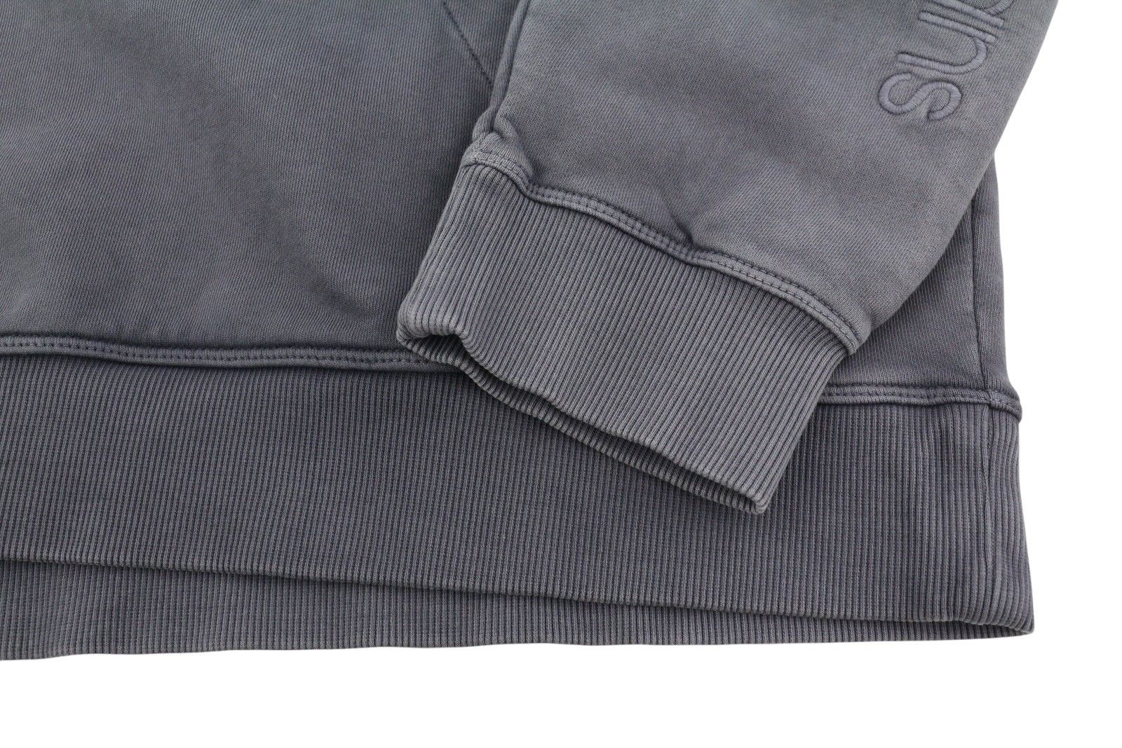Calvin Klein 2XL Grey Faded Embroidered Logo Pullover Hoodie 87446 Size US XXL / EU 58 / 5 - 5 Thumbnail