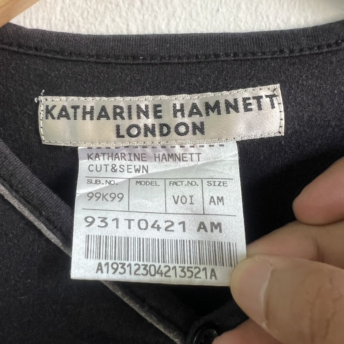 Designer × Katharine Hamnett London KATHARINE HAMNETT LONDON LONGSLEEVE TEE Size US S / EU 44-46 / 1 - 5 Thumbnail