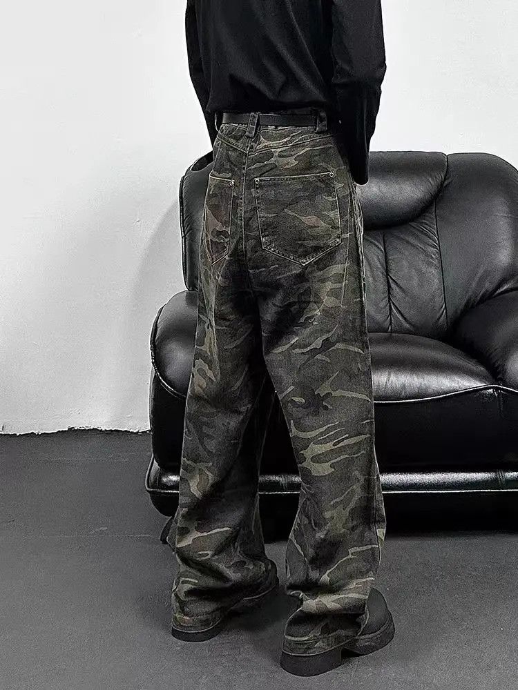 Designer × Japanese Brand Vintage camouflage workwear baggy casual pants Size US 30 / EU 46 - 4 Thumbnail