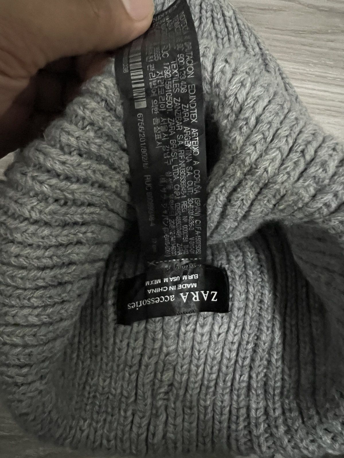 Zara Zara Trojan Plain Beanie Hat Size ONE SIZE - 6 Thumbnail
