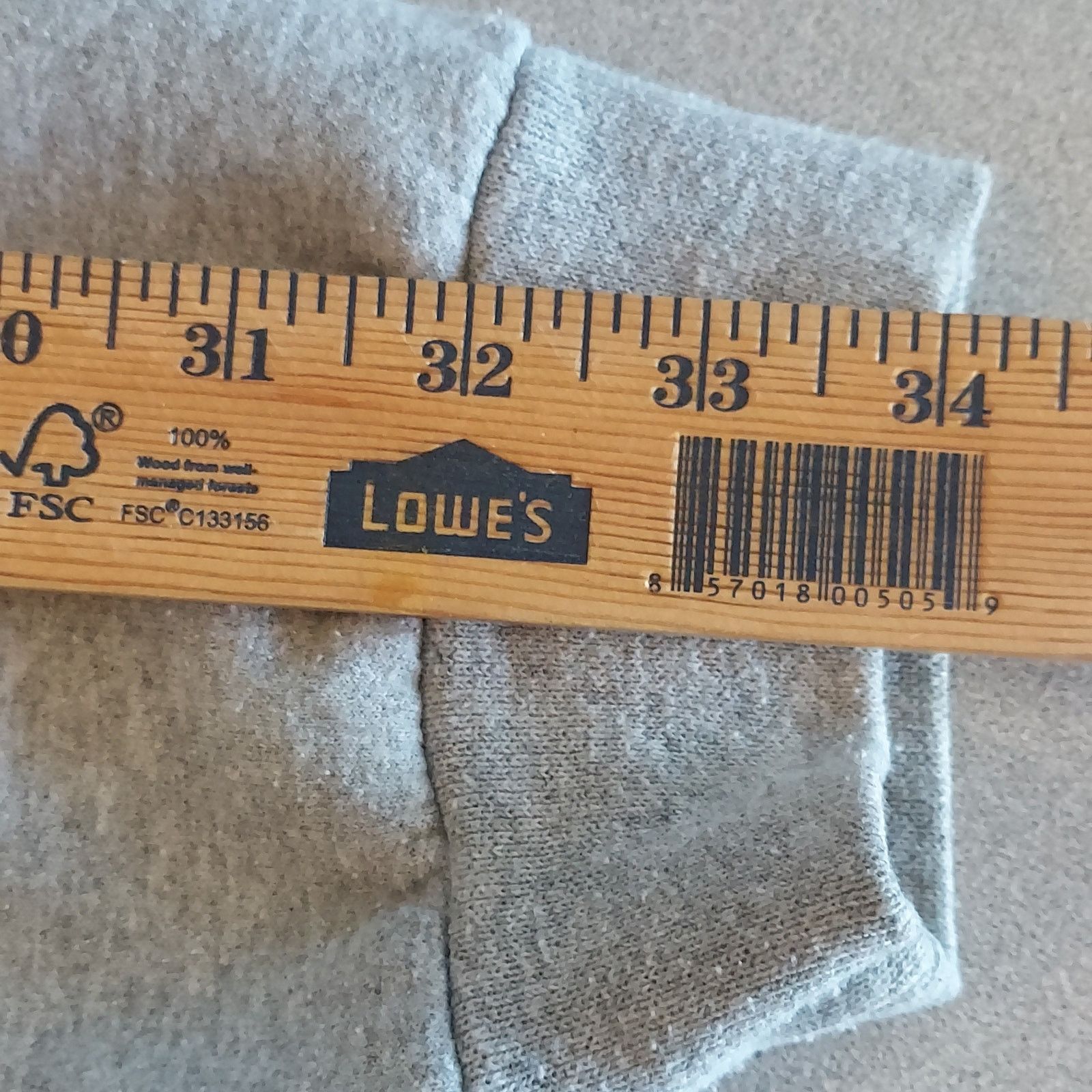 Fruit Of The Loom Hoodie Sweatshirt Men's 3XL Gray Long Sleeve FOTL Full Zip Size US XXL / EU 58 / 5 - 4 Thumbnail