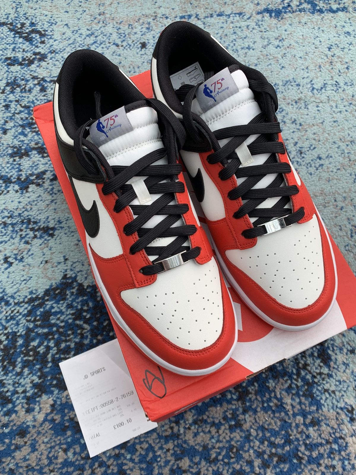 Nike Nike Dunk Low NBA 75th Anniversary Size US 11 / EU 44 - 3 Thumbnail