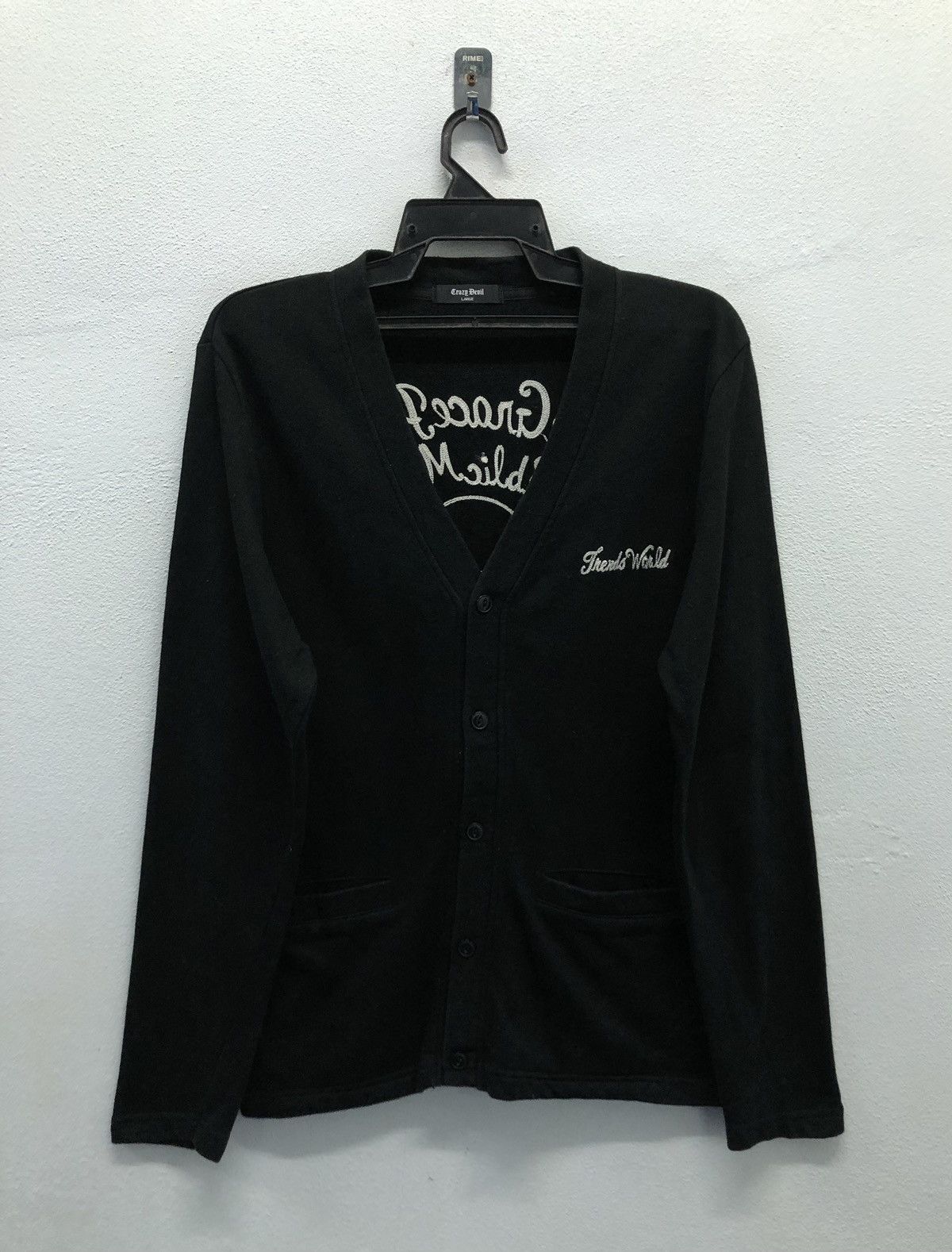 Vintage Crazy Devil The Grace Proof Public Mind Cardigan
