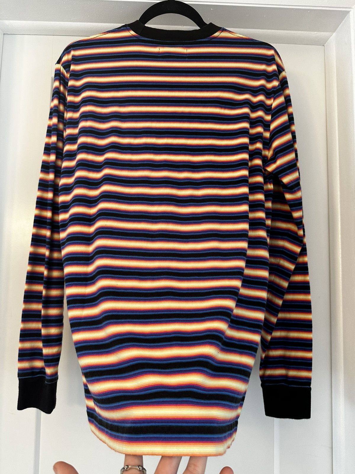 Palace Neon Stripe L/S Tee Shirt Size US M / EU 48-50 / 2 - 3 Thumbnail