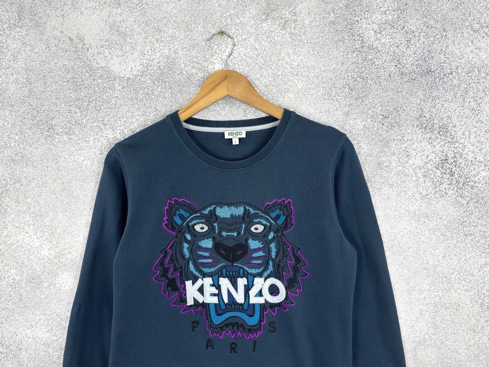 Kenzo KENZO Paris Tiger Icon Sweatshirt Made in Portugal Size L / US 10 / IT 46 - 2 Thumbnail