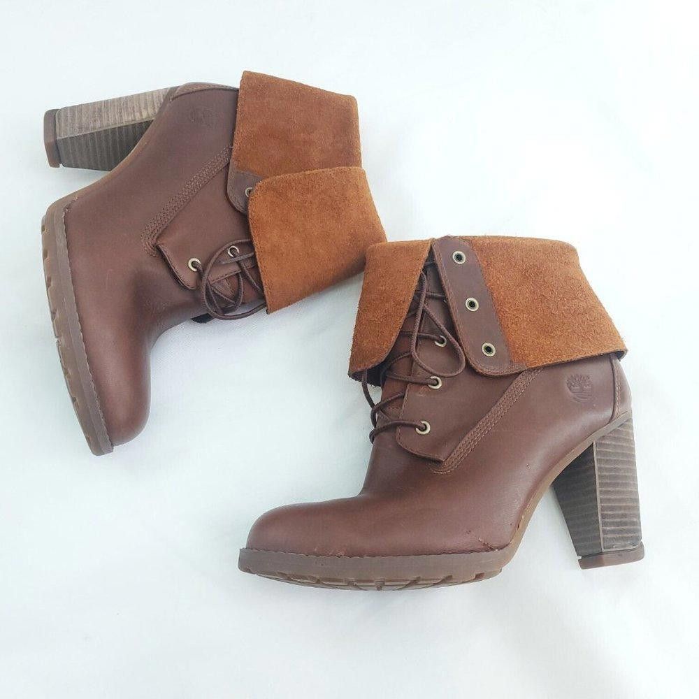 Timberland Timberland Stratham Heights Brown Leather Waterproof Bo… Size US 7 / IT 37 - 4 Thumbnail